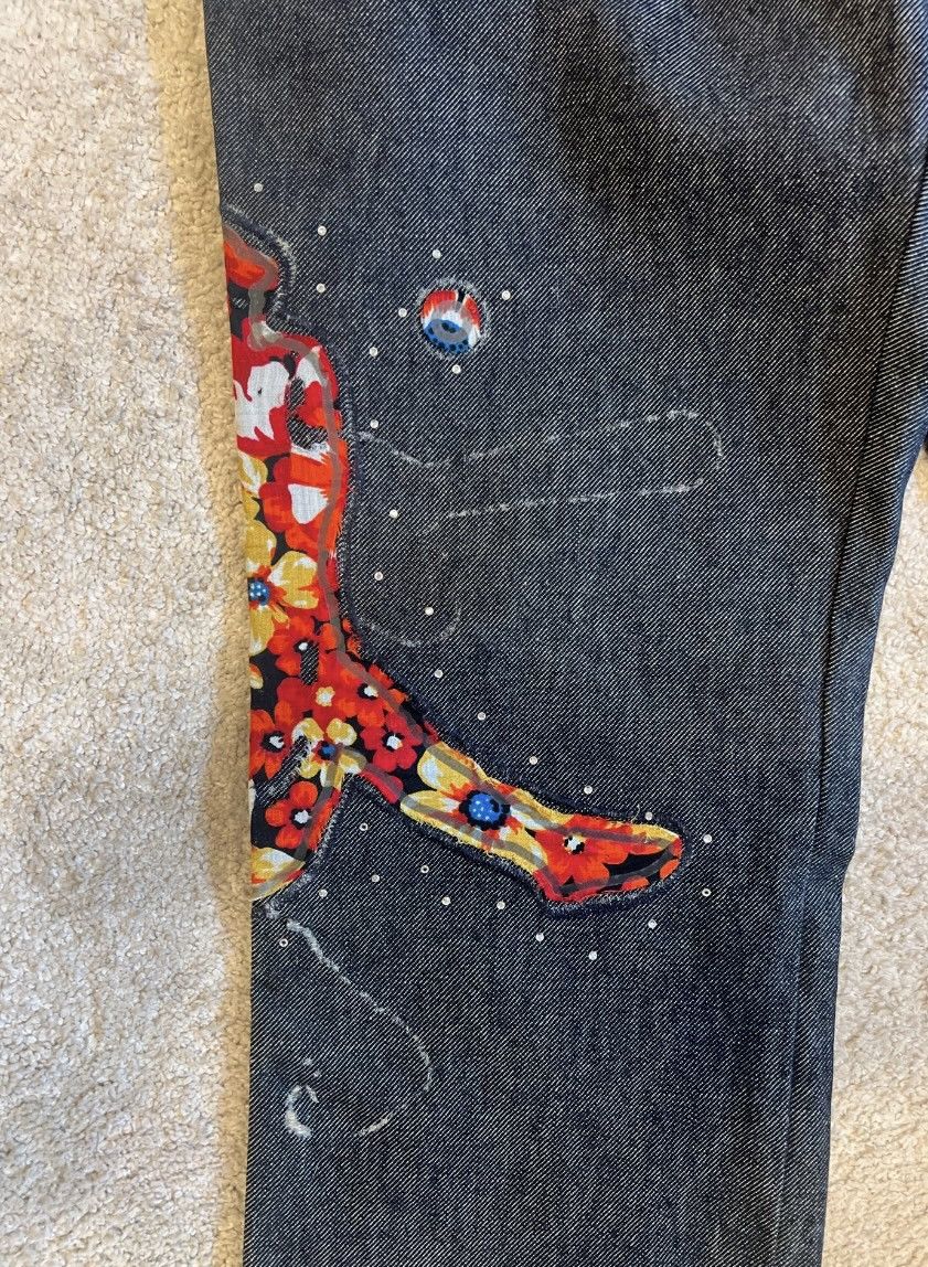 Moschino Moschino Baseball Denim Size US 29 - 3 Thumbnail