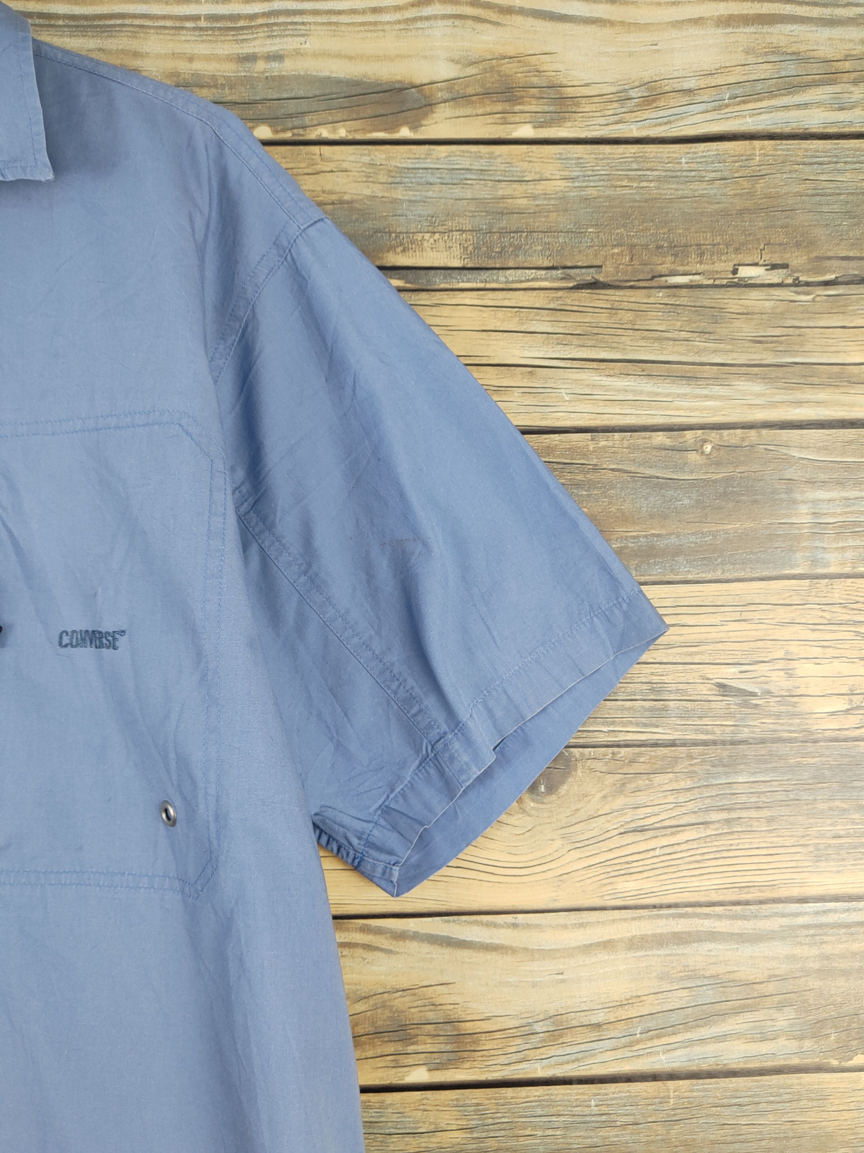 Converse Converse Blue Button Ups Shirts #W1650 Size US L / EU 52-54 / 3 - 9 Thumbnail