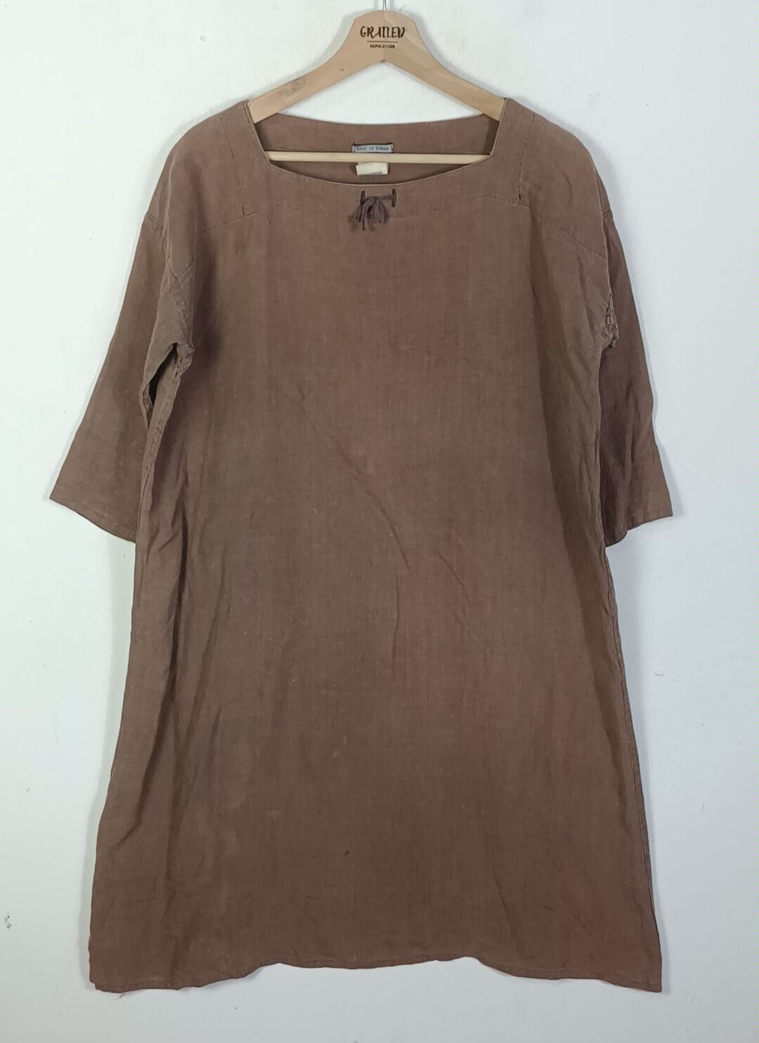 Marc Le Bihan Marc Le Bihan Linen Dress Size L / US 10 / IT 46 - 1 Thumbnail