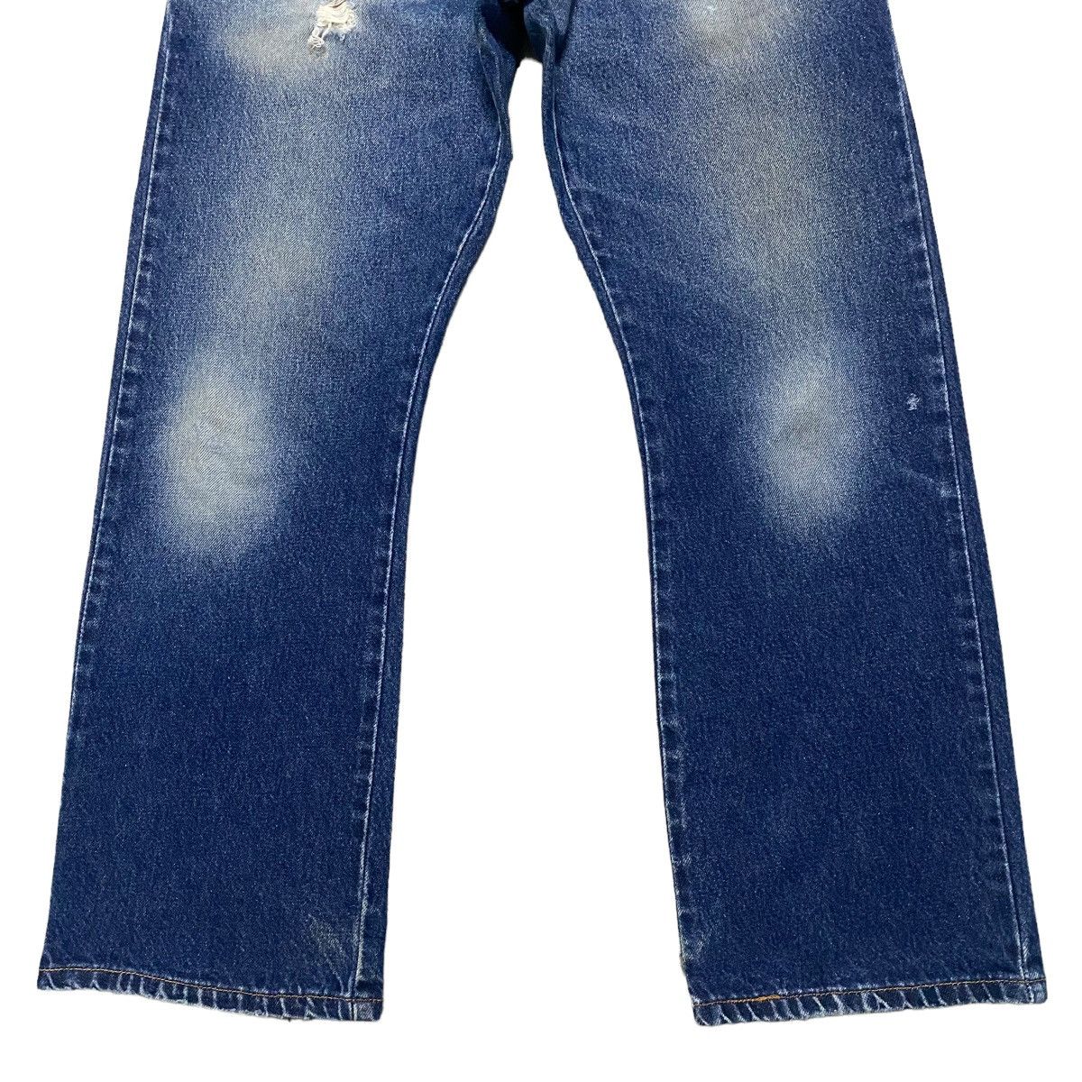 Levi's Vintage Levis 517 Bootcut Distressed Jeans Size US 34 / EU 50 - 6 Thumbnail