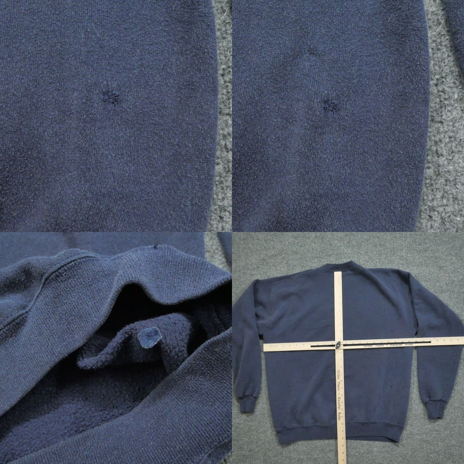 Lee VINTAGE Lee Sweatshirt Adult Medium Blue Pullover Embroidered 90s Mens M Crew Neck Long Sleeve Knitted Fleece Cotton Polyester Size US M / EU 48-50 / 2 - 8 Thumbnail