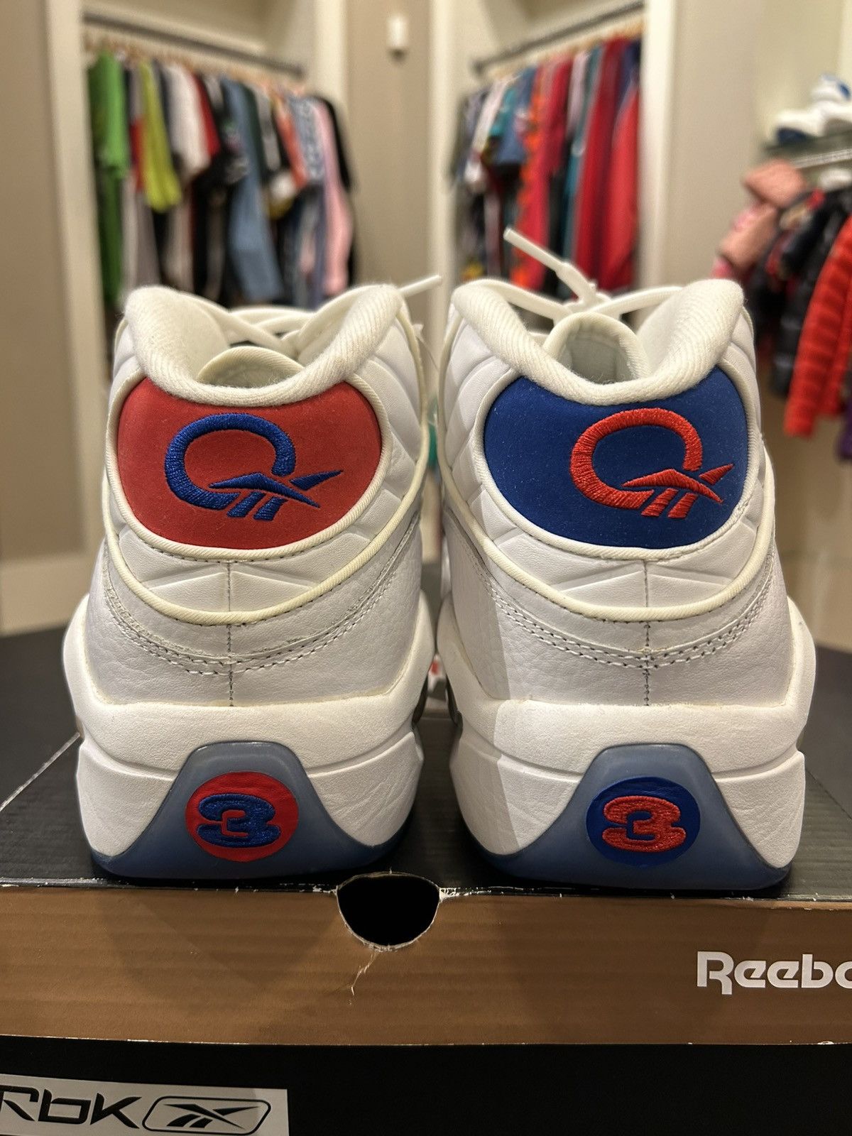 Reebok Reebok Question Mid Sneakers Size US 9.5 / EU 42-43 - 3 Thumbnail