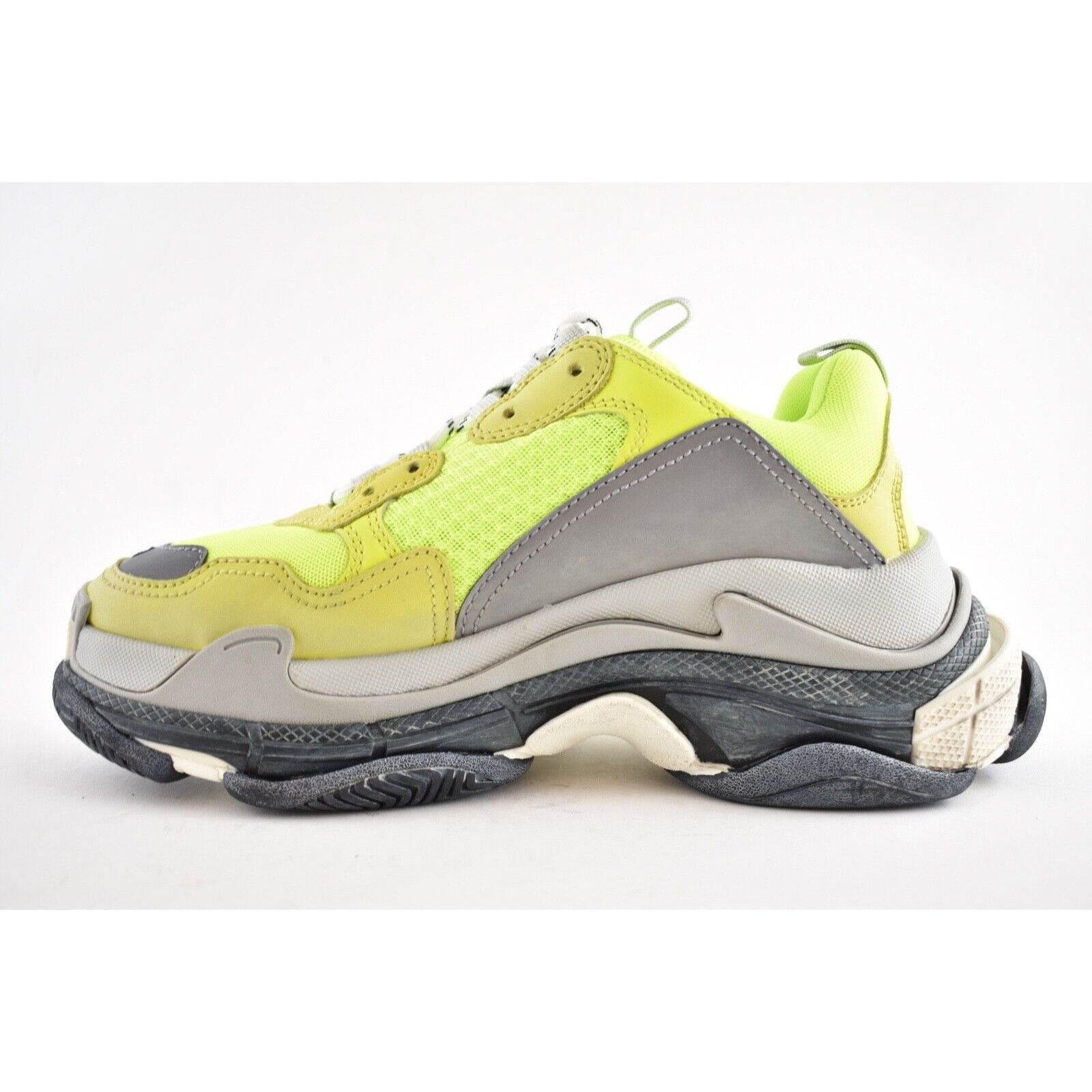 Balenciaga Balenciaga Triple S Mens Jaune Neon Yellow Grey Speed Size US 6 / EU 39 - 7 Thumbnail
