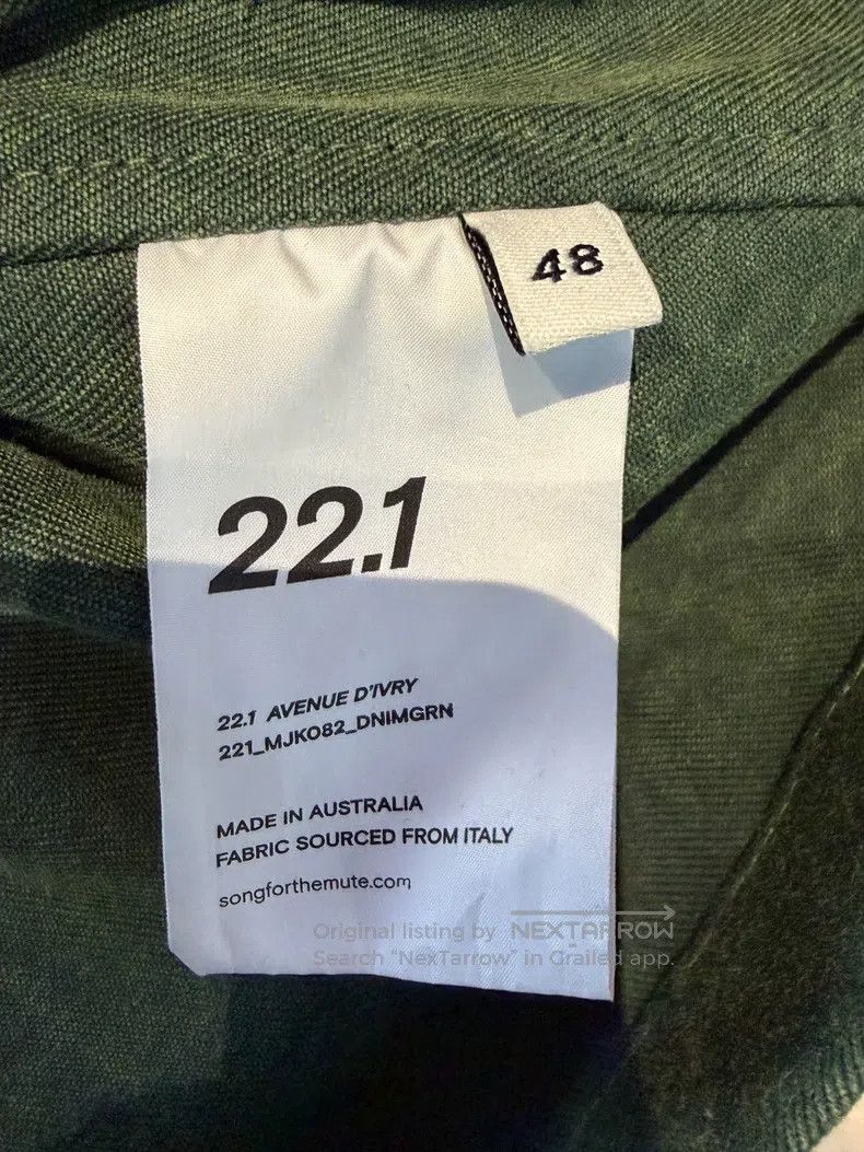 Song For The Mute SONG FOR THE MUTE Green badge collar pocket jacket Size US M / EU 48-50 / 2 - 5 Thumbnail