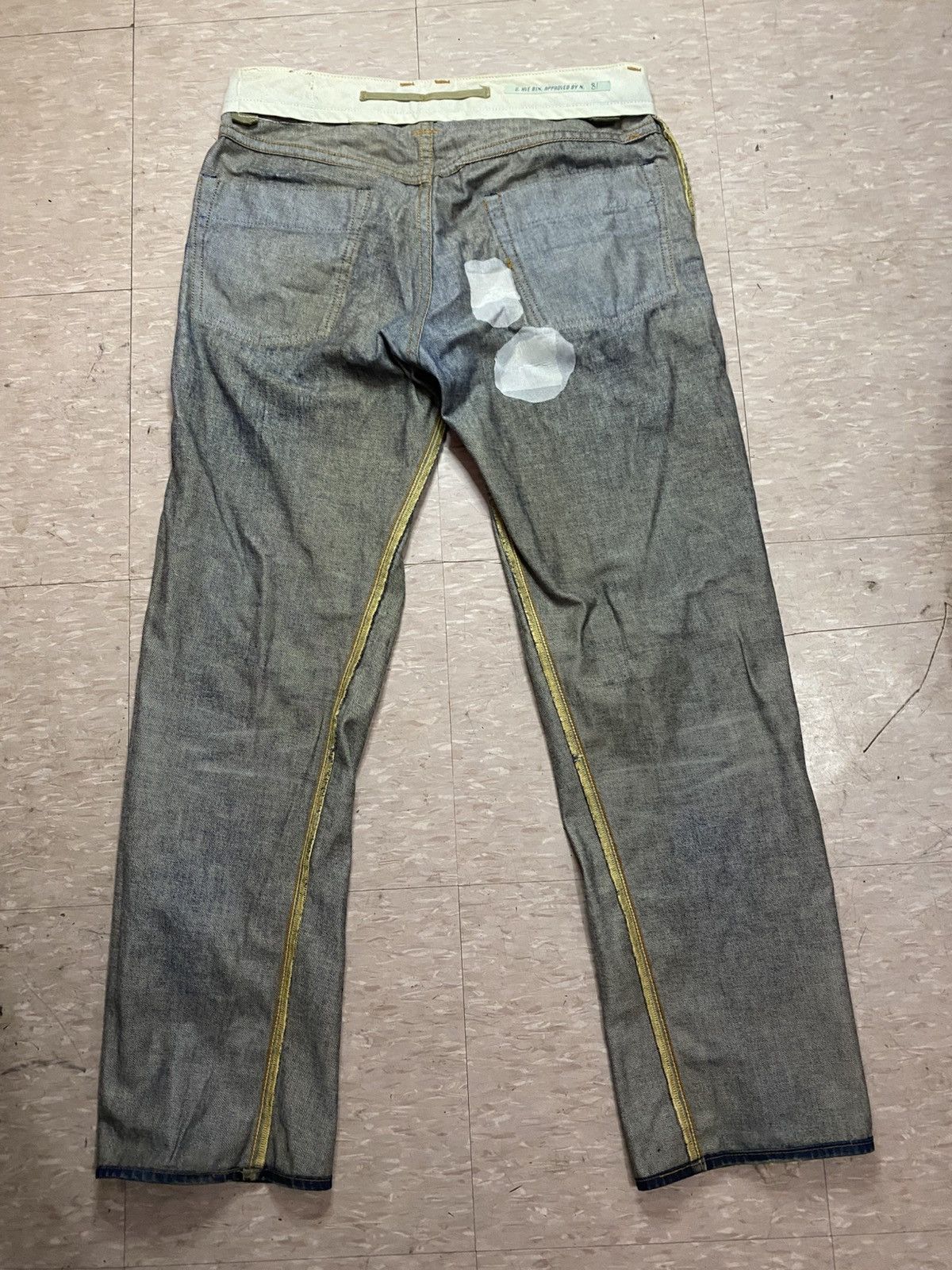 Hollywood Trading Company HTC hollywood trading company distressed jeans Size US 35 - 16 Thumbnail