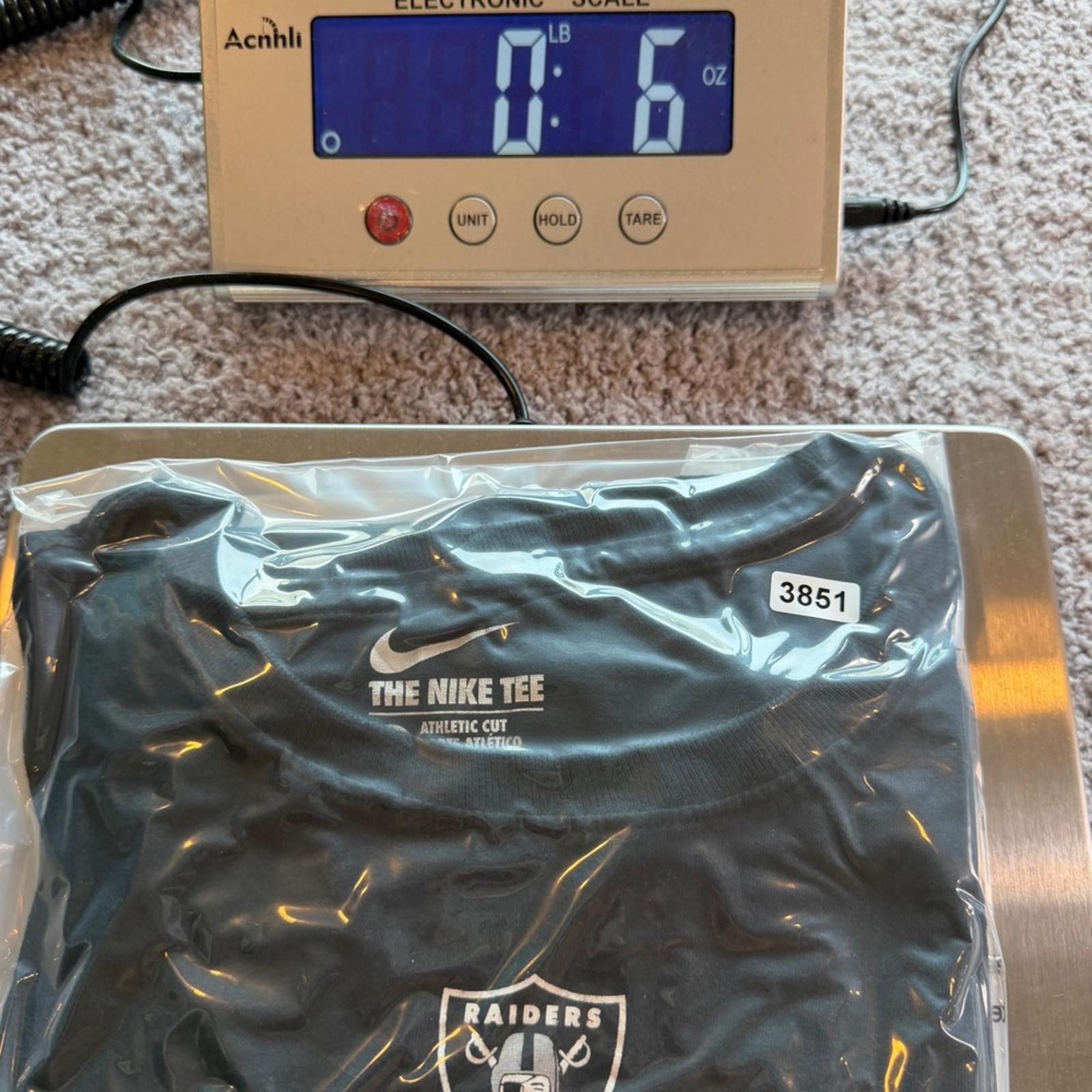 Nike Nike Mens Las Vegas Raiders Derek Carr 4 NFL T Shirt Black Size US XL / EU 56 / 4 - 5 Thumbnail