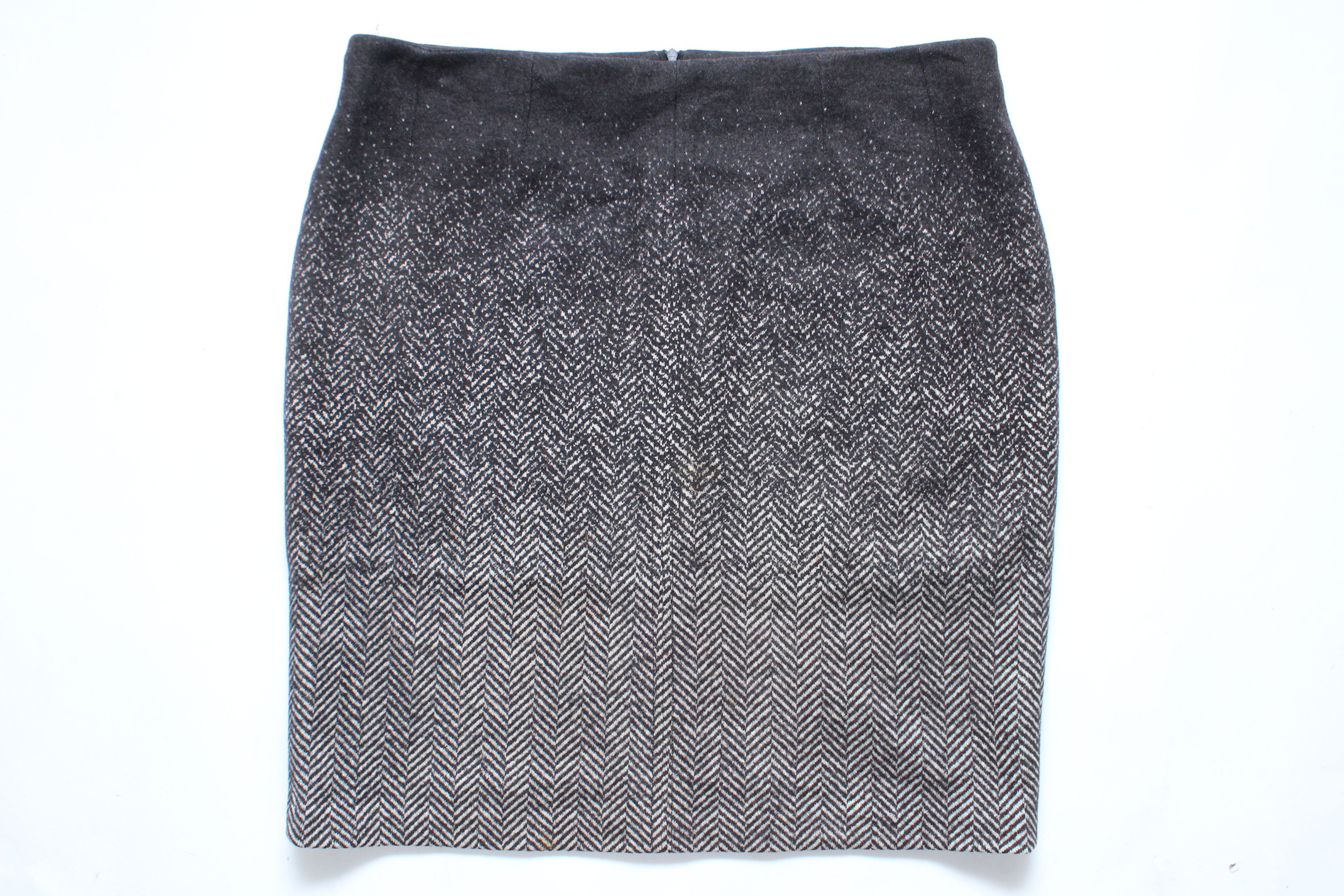 Vintage Devernois Skirt Size 48 Wool Size 34" / US 12 / IT 48 - 2 Thumbnail