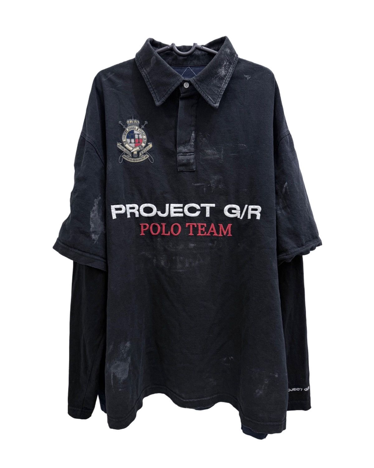 トップス Project G/R Polo Parody Shirts Project G/R Vintage Polo Shirt - THEOUTSIDESIDE