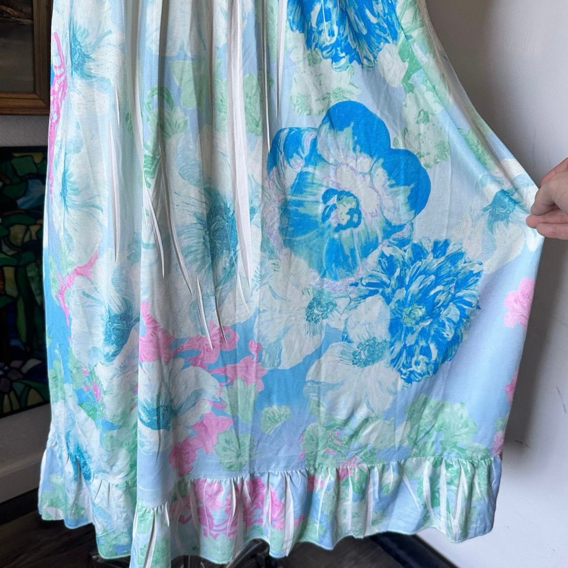 Other victoria harbour blue pastel floral baby doll dress Size XL / US 12-14 / IT 48-50 - 3 Thumbnail
