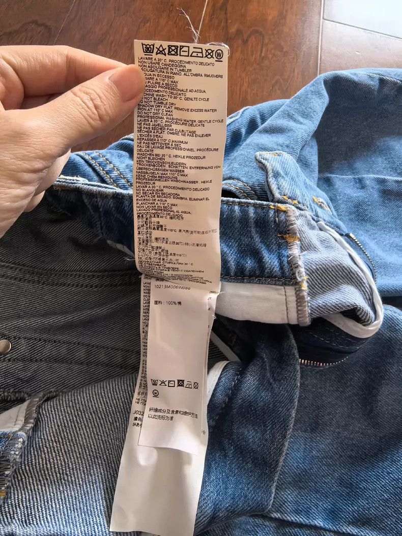Maison Margiela Maison Margiela Convex waist deconstructed wide-leg jeans 2 Size US 38 / EU 54 - 6 Thumbnail