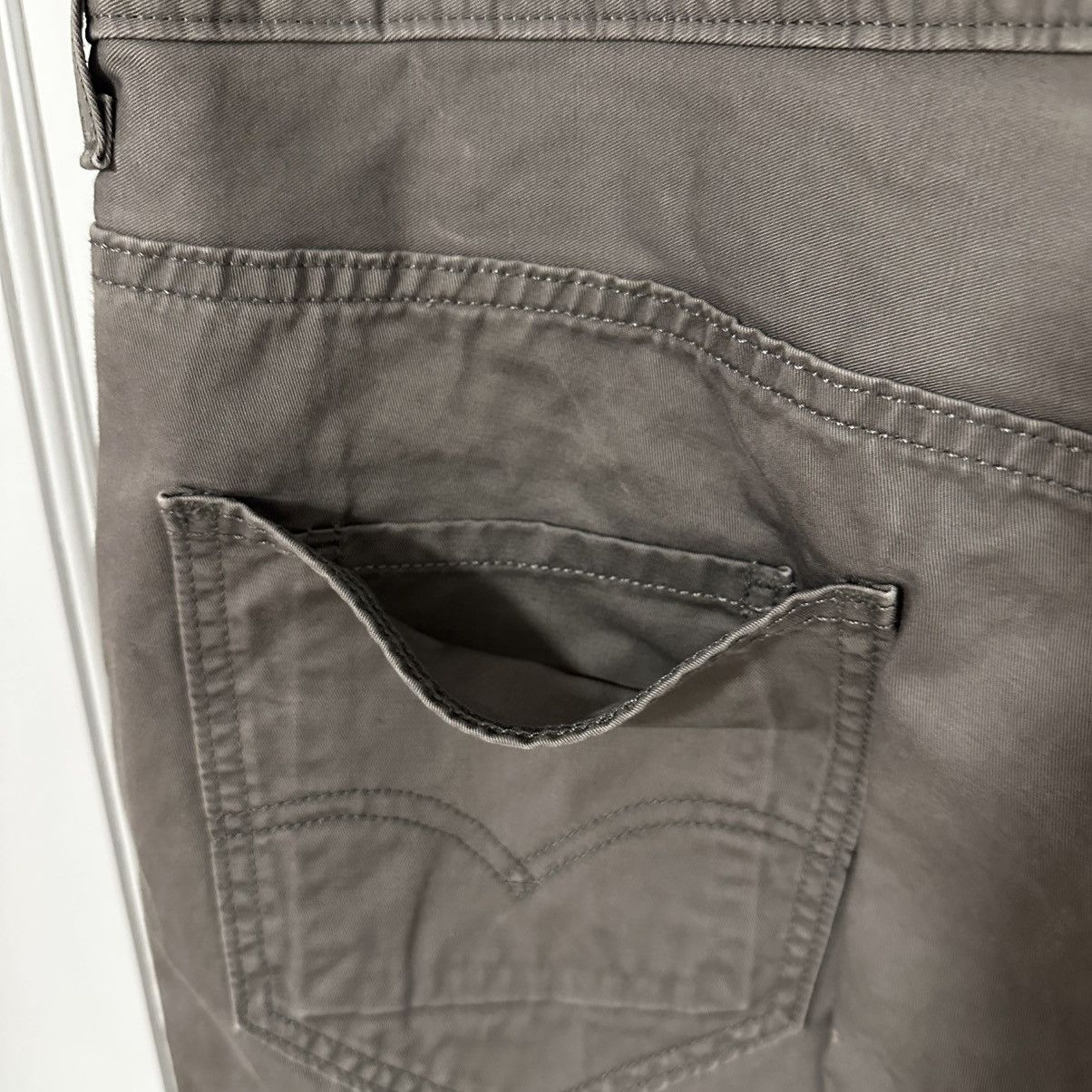 Levi's Levi's 511 Slim Fit Hybrid Chino Trouser Pants, Grey, 36x32 Size US 36 / EU 52 - 6 Thumbnail