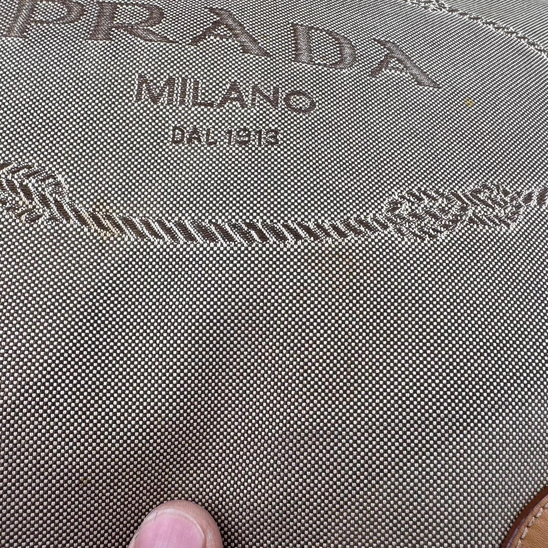 Prada Prada Classic Logo Canvas Men's Crossbody Bag Ｑ27 Size ONE SIZE - 9 Thumbnail