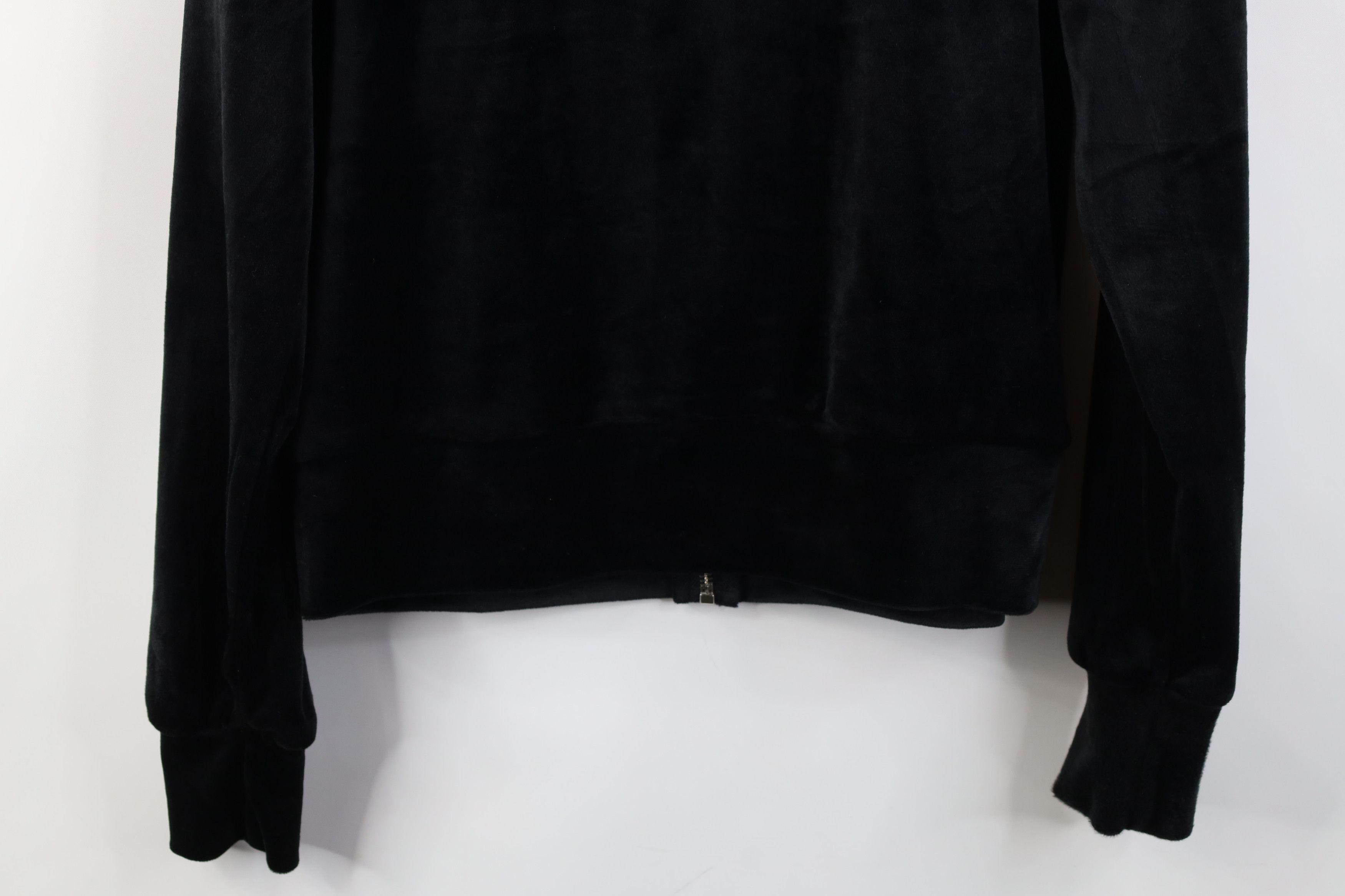 Vintage Vintage Y2K Paris Hilton Iconic Velvet Velour Zip Hoodie Size S / US 4 / IT 40 - 15 Thumbnail