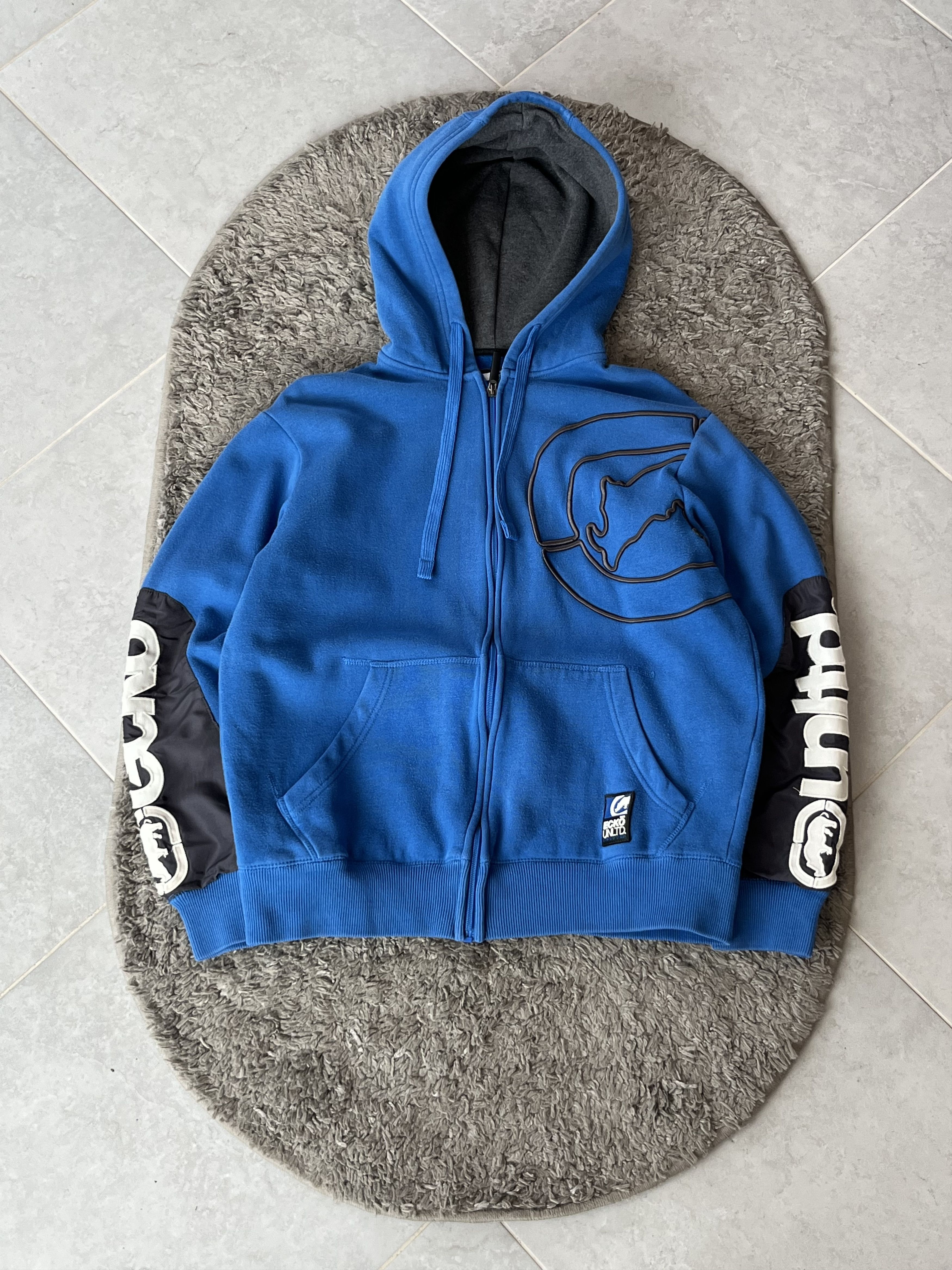 Ecko Unltd. Vintage Zip Hoodie Ecko Unltd. Y2K Style Streetwear Size US S / EU 44-46 / 1 - 1 Thumbnail