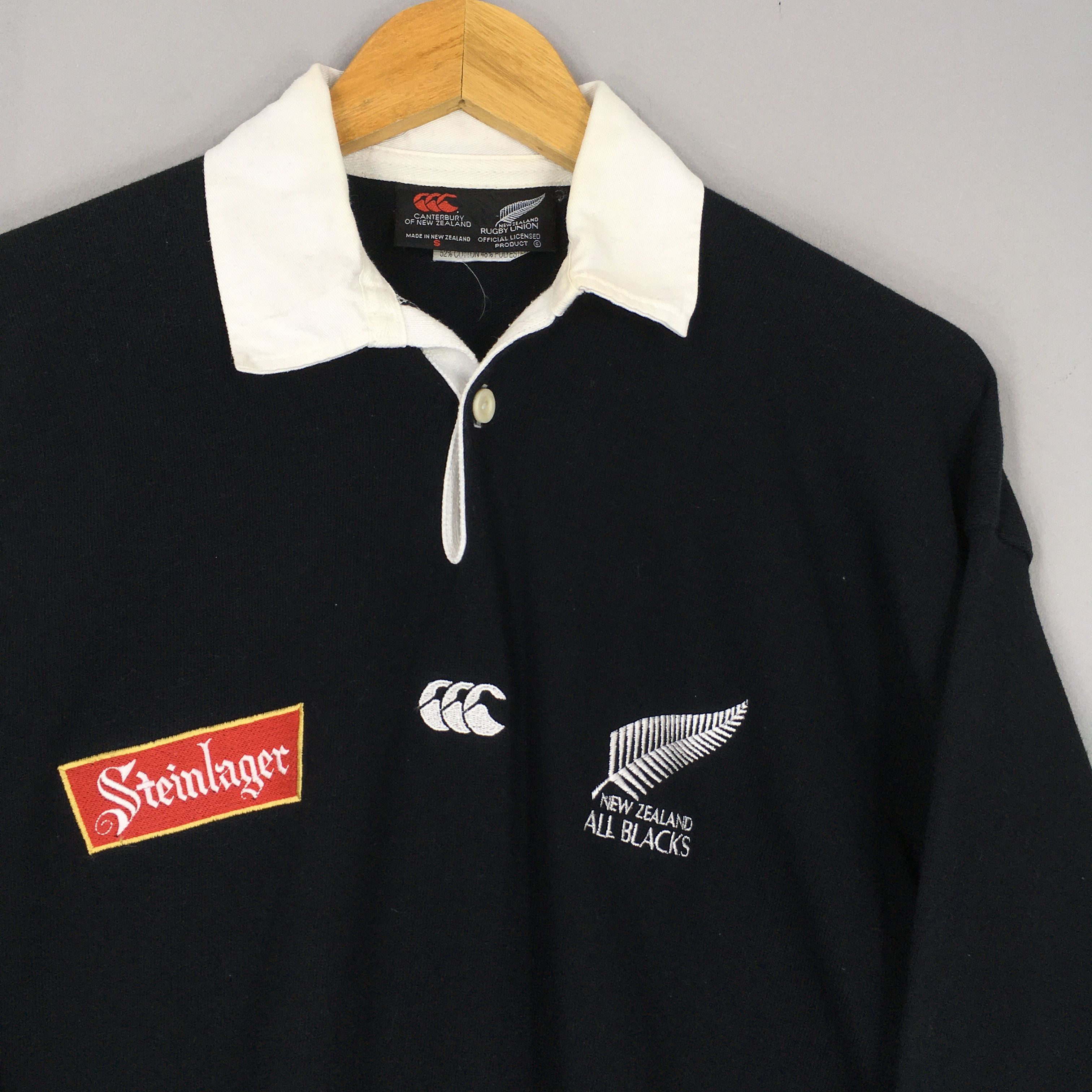 Canterbury of New Zealand Vintage Canterbury Steinlager New Zealand Rugby Shirt Small Size US S / EU 44-46 / 1 - 2 Thumbnail