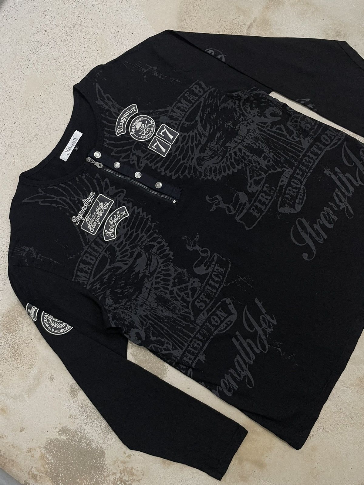 In The Attic In The Attic Gothic Bobber Harley Davidson Vintage Style Size US XXL / EU 58 / 5 - 3 Thumbnail