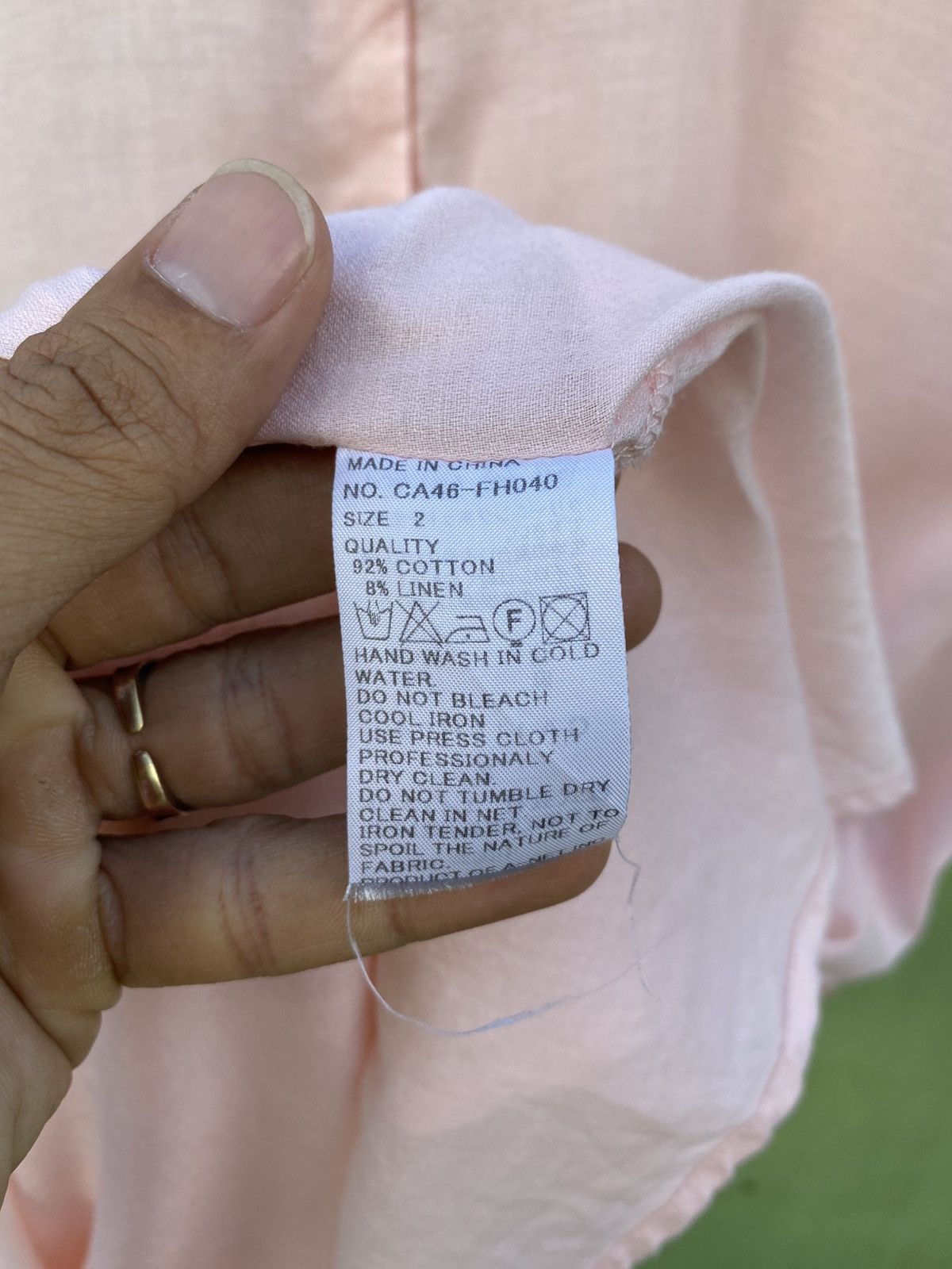 Tsumori Chisato Tsumori Chisato Soft Pink Sleeveless Tunic Dress Waist Tie Size ONE SIZE - 14 Thumbnail