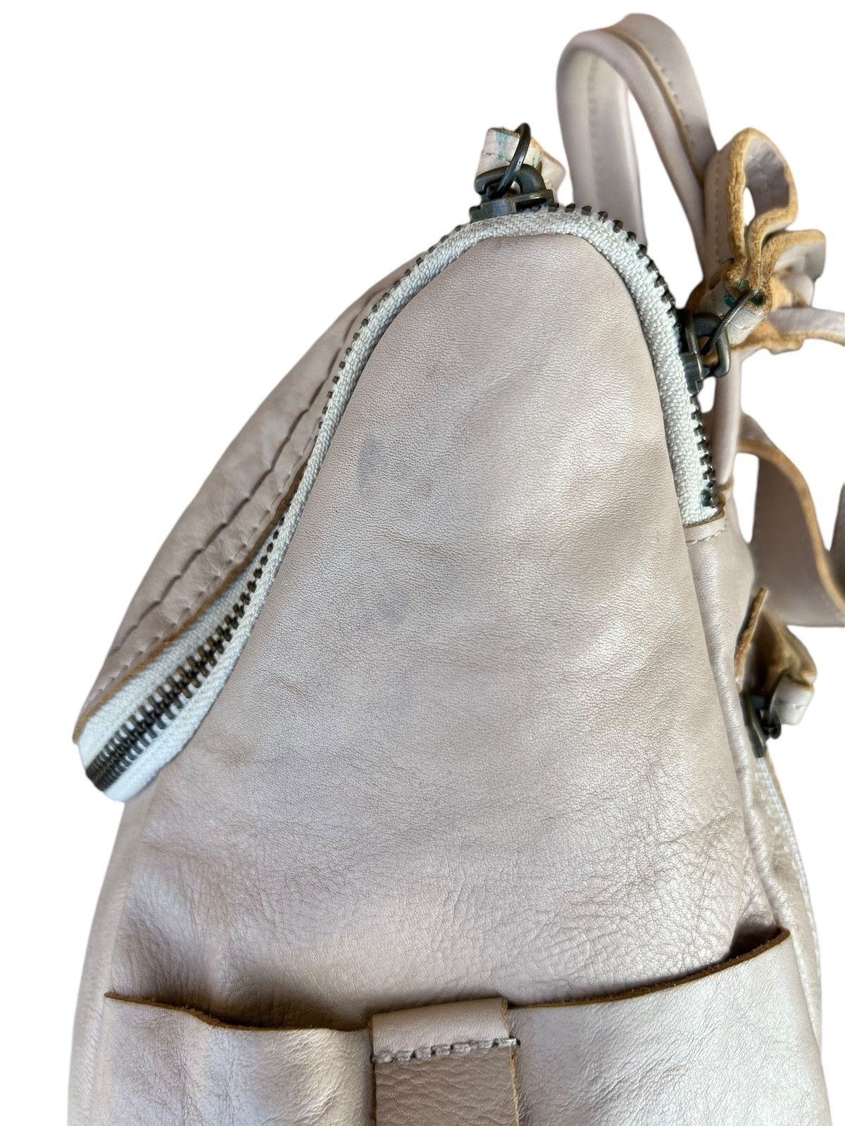 Leather Vintage Marmelo Japan Patina Leather Backpack Bag Size ONE SIZE - 14 Thumbnail