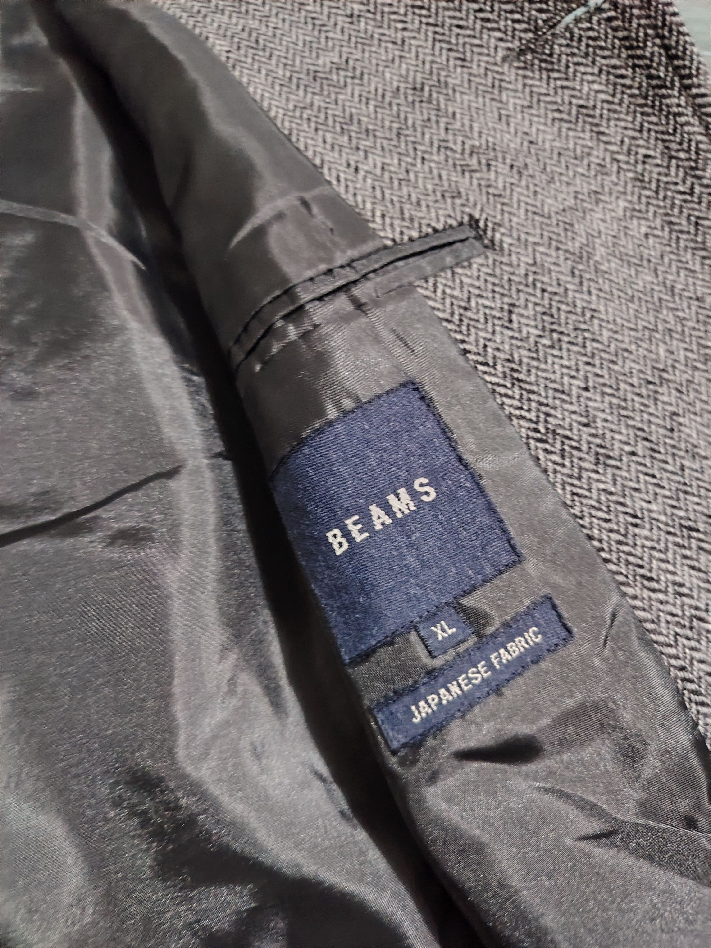 Beams Japan BEAMS - Crazy 3-B Wool Tailored Jacket Size 46R - 7 Thumbnail