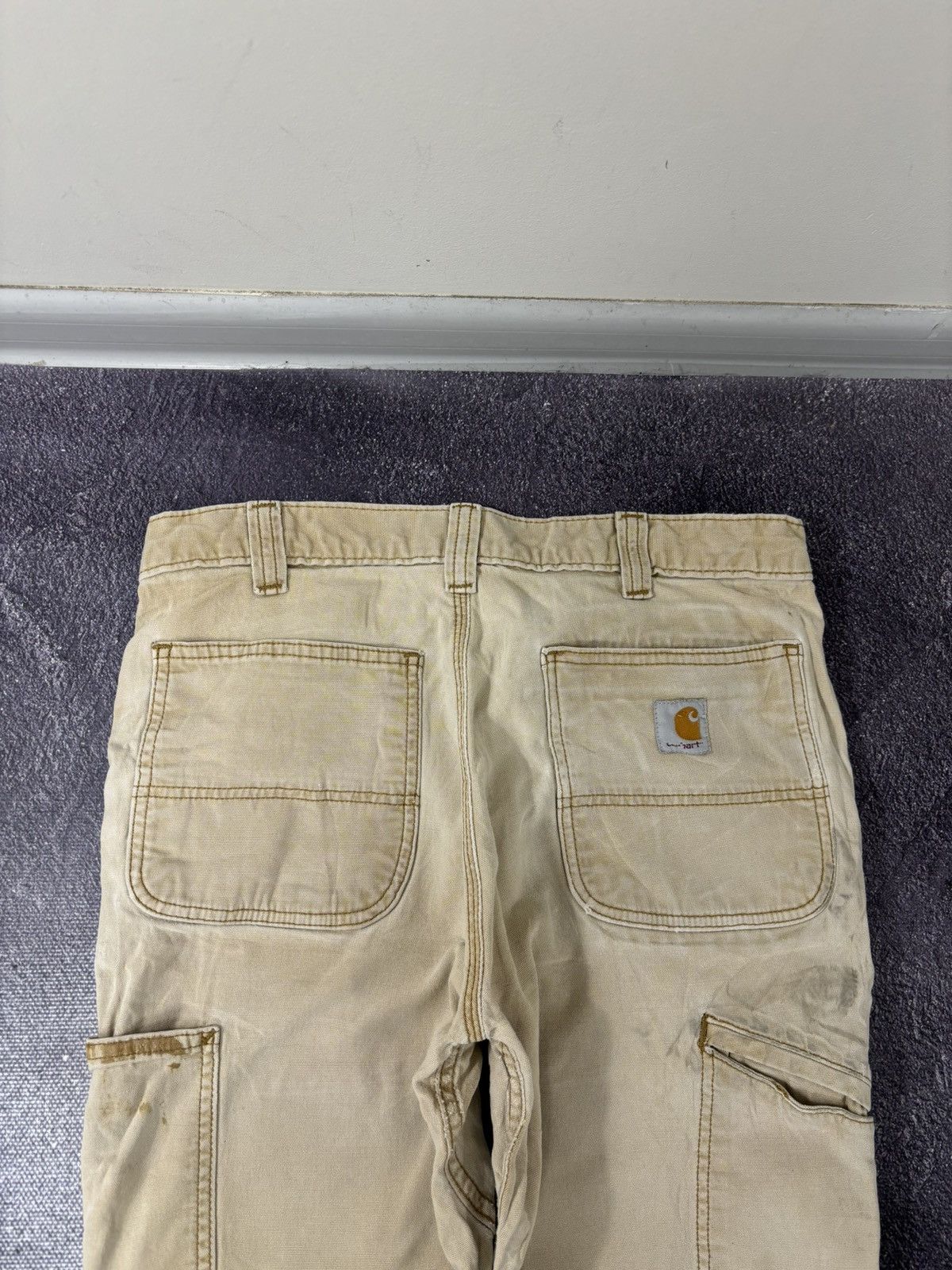 Carhartt Vintage Carhartt Double Knee Workwear Faded Utility Pants Size US 32 / EU 48 - 17 Thumbnail