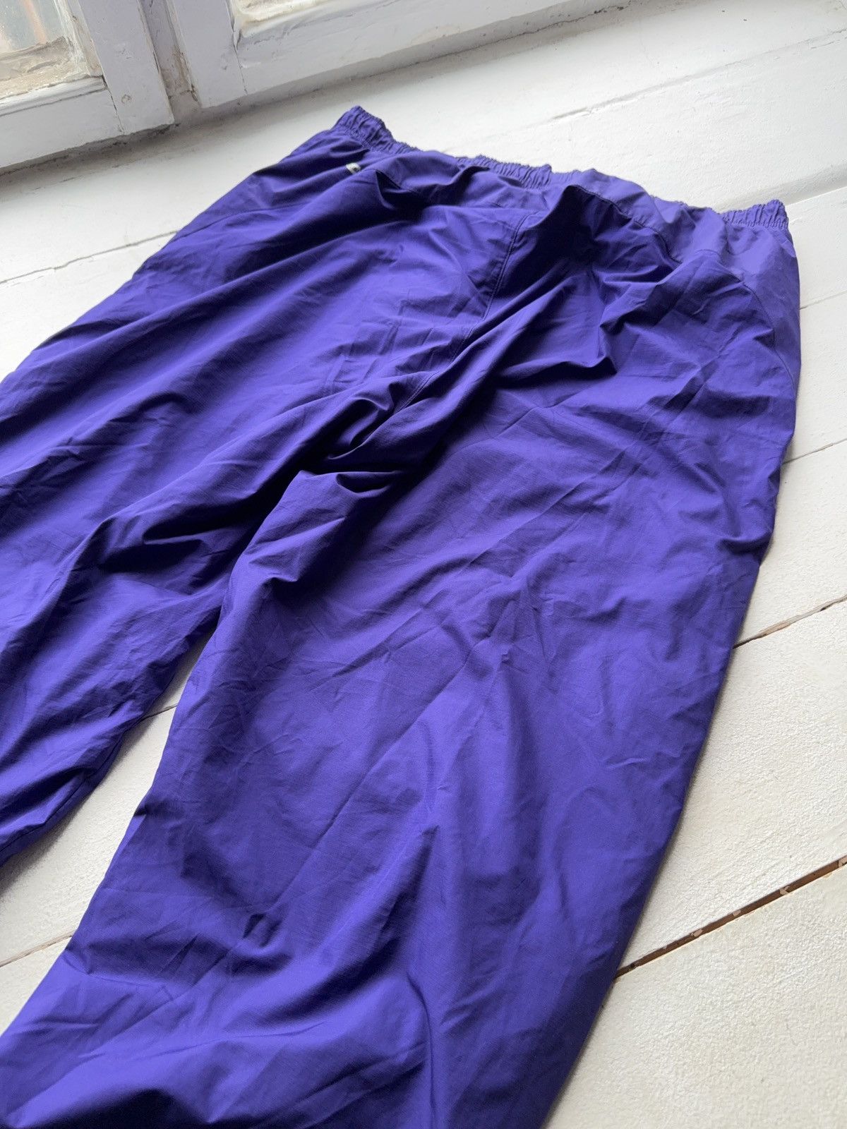Adidas 00s Retro Adidas Purple Climalite Track Pants Y2K Sport Tech Size US 36 / EU 52 - 11 Thumbnail