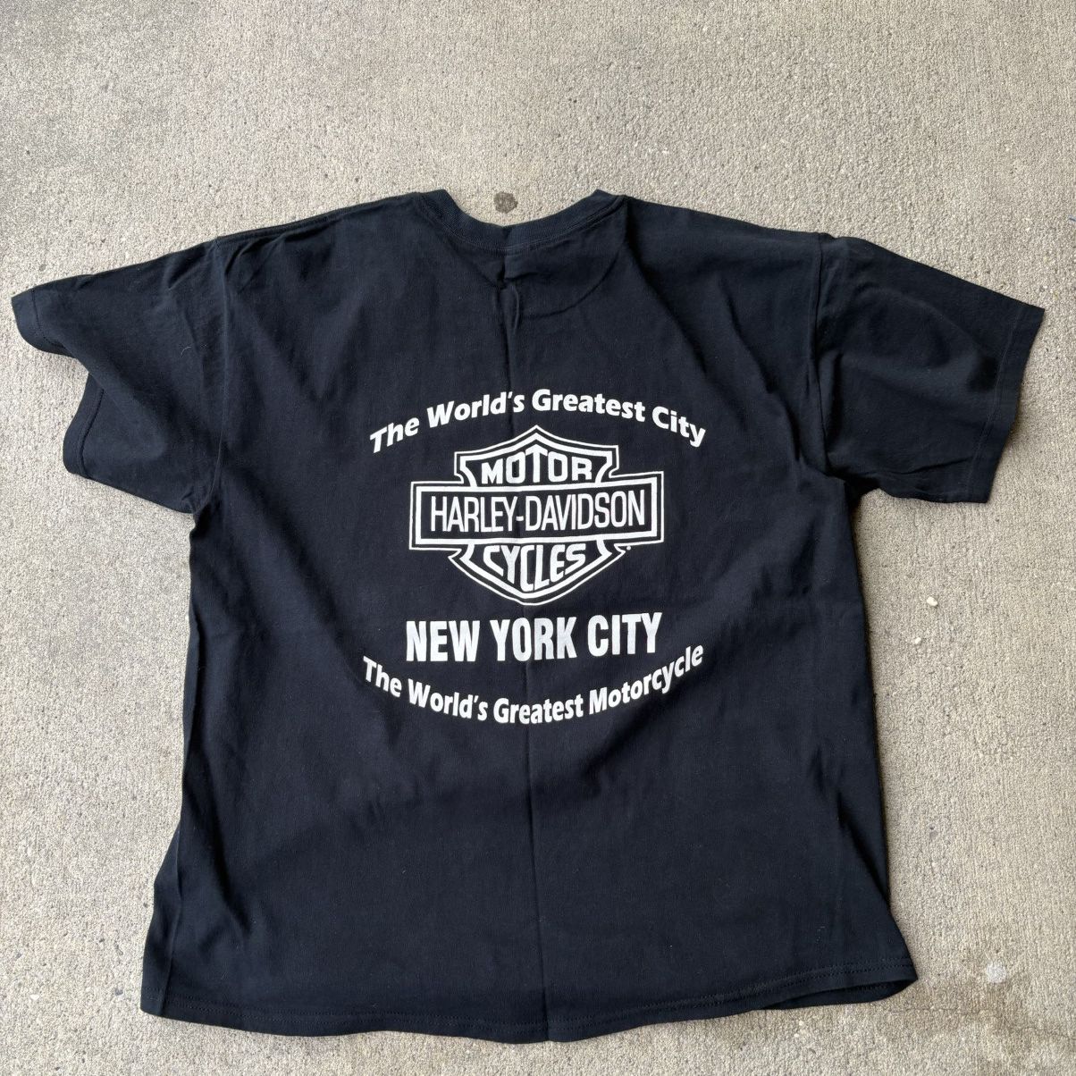 Gildan × Harley Davidson × Vintage 2000s harley davidson nyc t shirt Size US XL / EU 56 / 4 - 3 Thumbnail