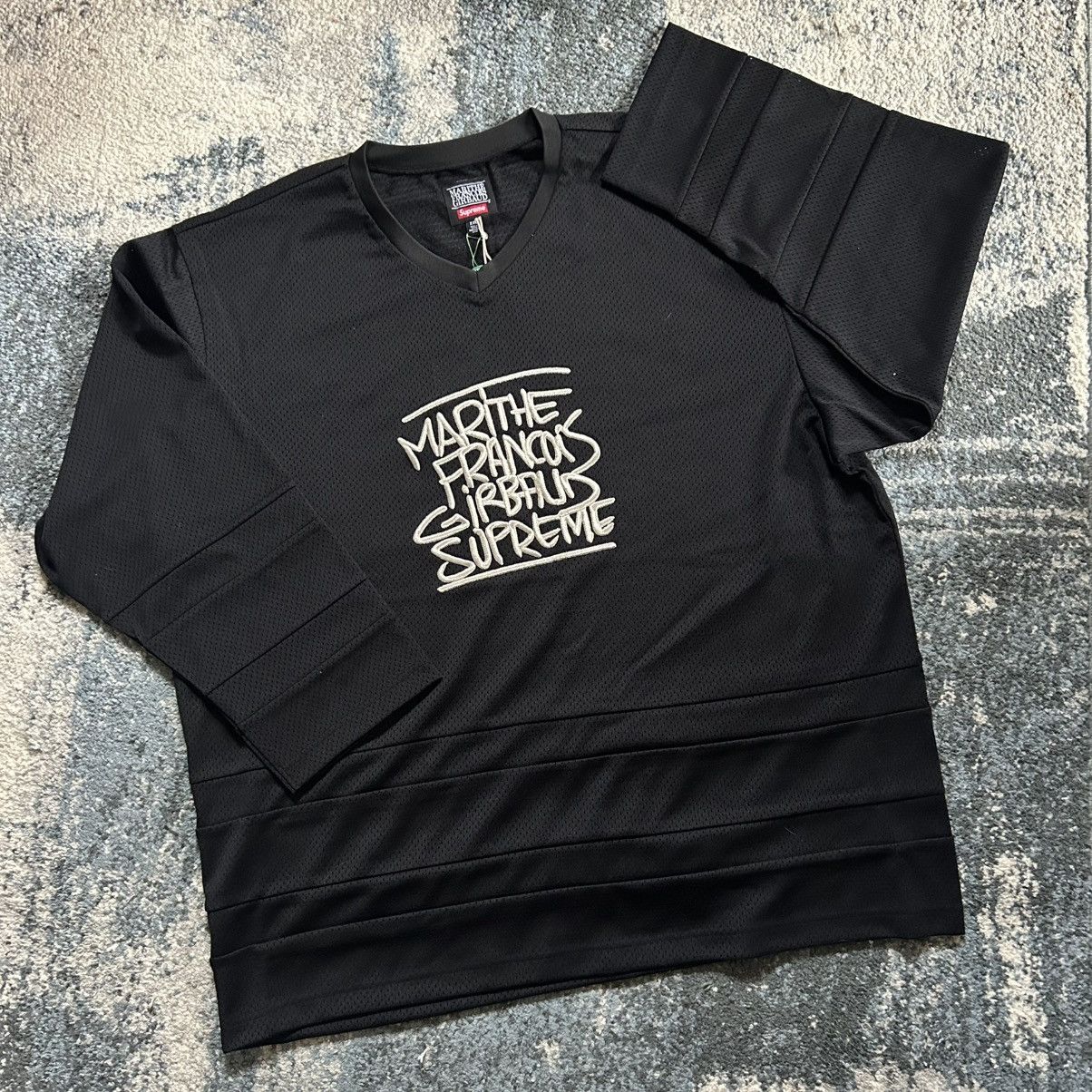 Supreme MARiTHÉ + FRANÇOiS GiRBAUD POLYMESH iCE HOCKEY JERSEY BLACK Size US XXL / EU 58 / 5 - 2 Thumbnail