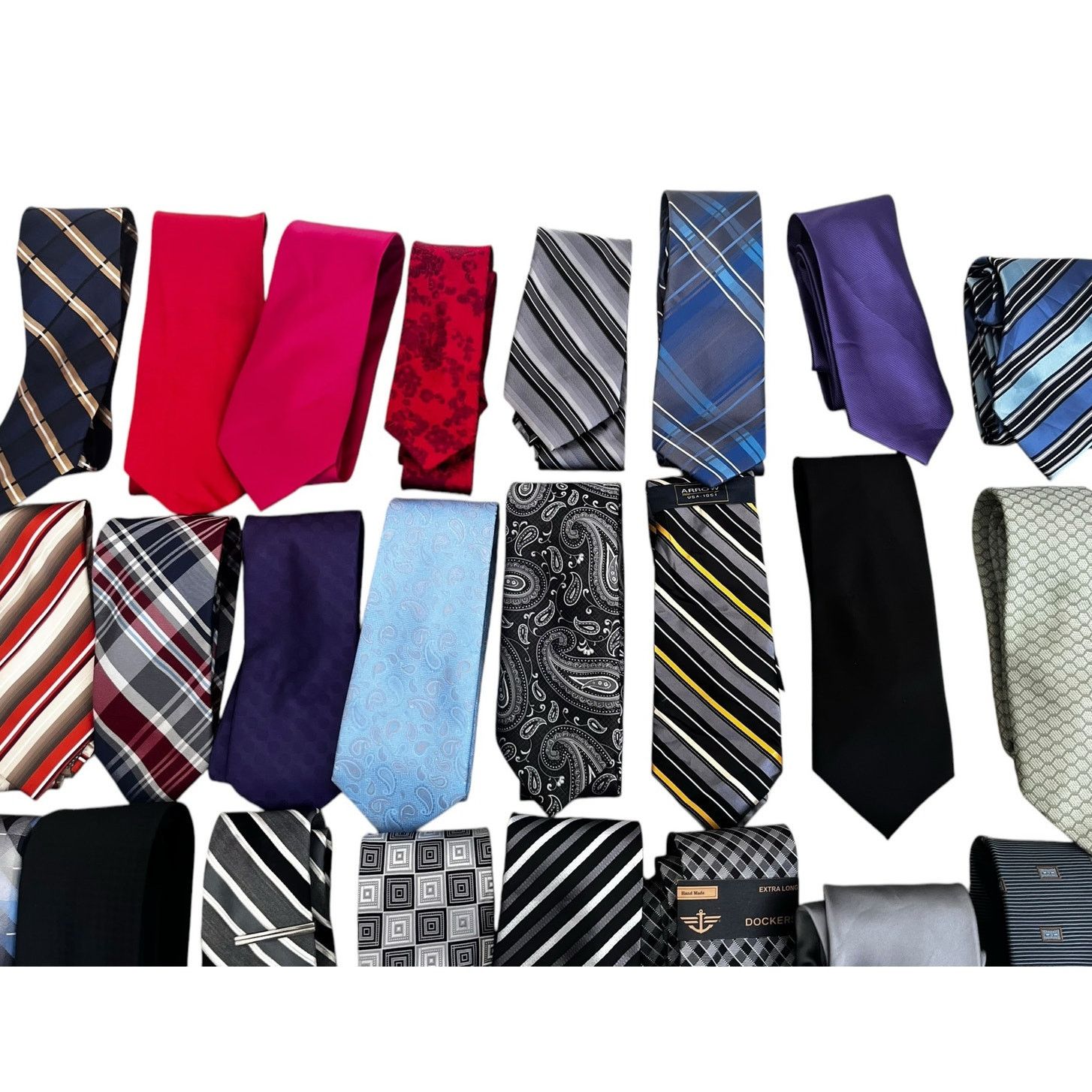 Other Men’s assorted necktie lot of 24 multi pattern multicolor Size ONE SIZE - 4 Thumbnail
