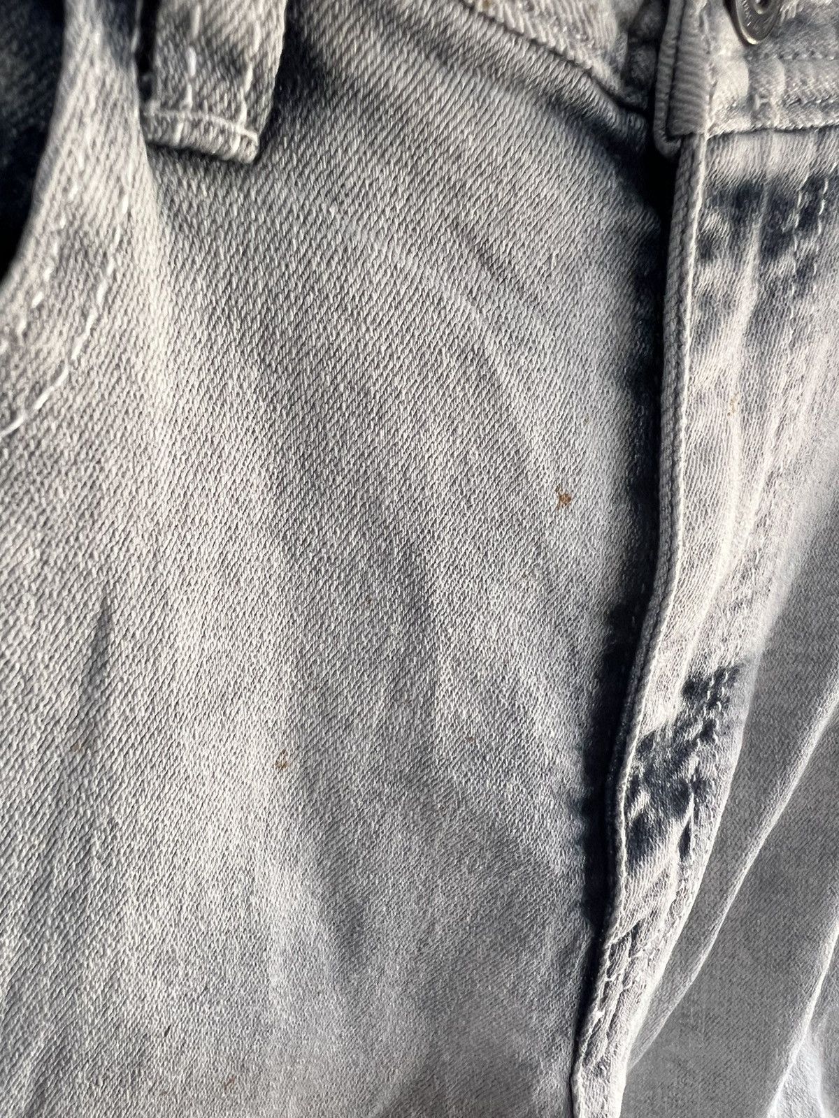 Japanese Brand 🔥Growth by Grail Bleach Denim Cargo Pant Size US 31 - 10 Thumbnail