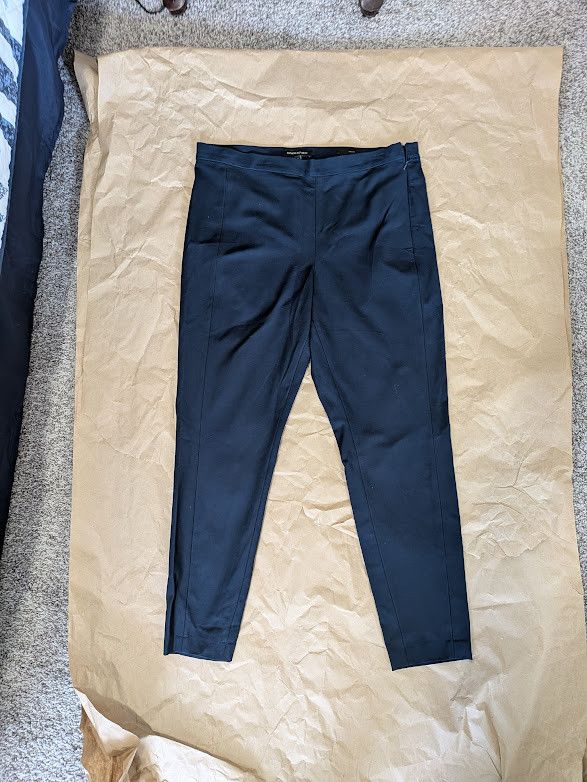 Banana Republic navy Devon stretch skinny ankle size 14 pants Size 36" / US 14 / IT 50 - 1 Thumbnail