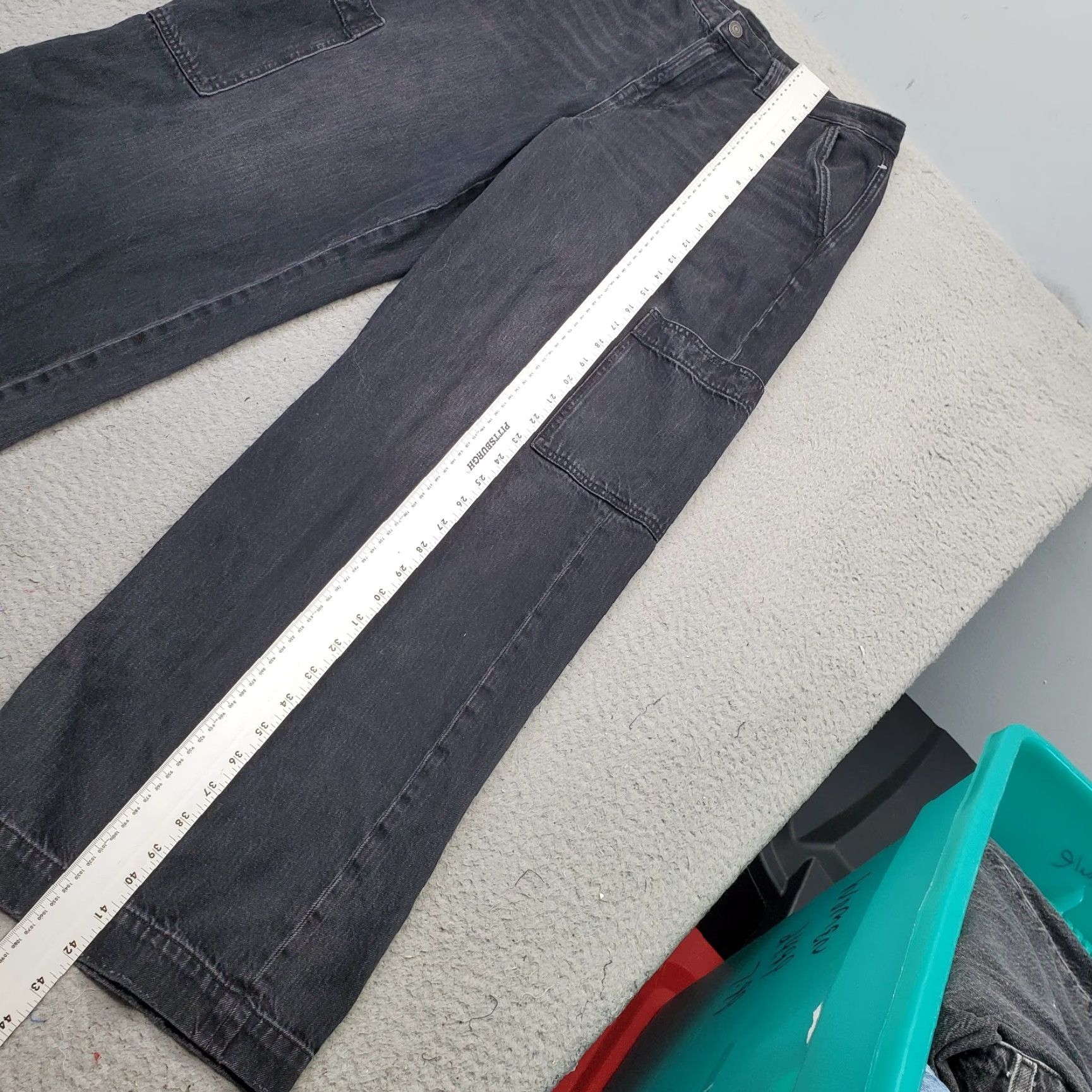 American Eagle Outfitters American Eagle Outfitters Jeans Womens 12 Black Denim Comfort Stretch Waistband Jeans Size 34" / US 12 / IT 48 - 3 Thumbnail