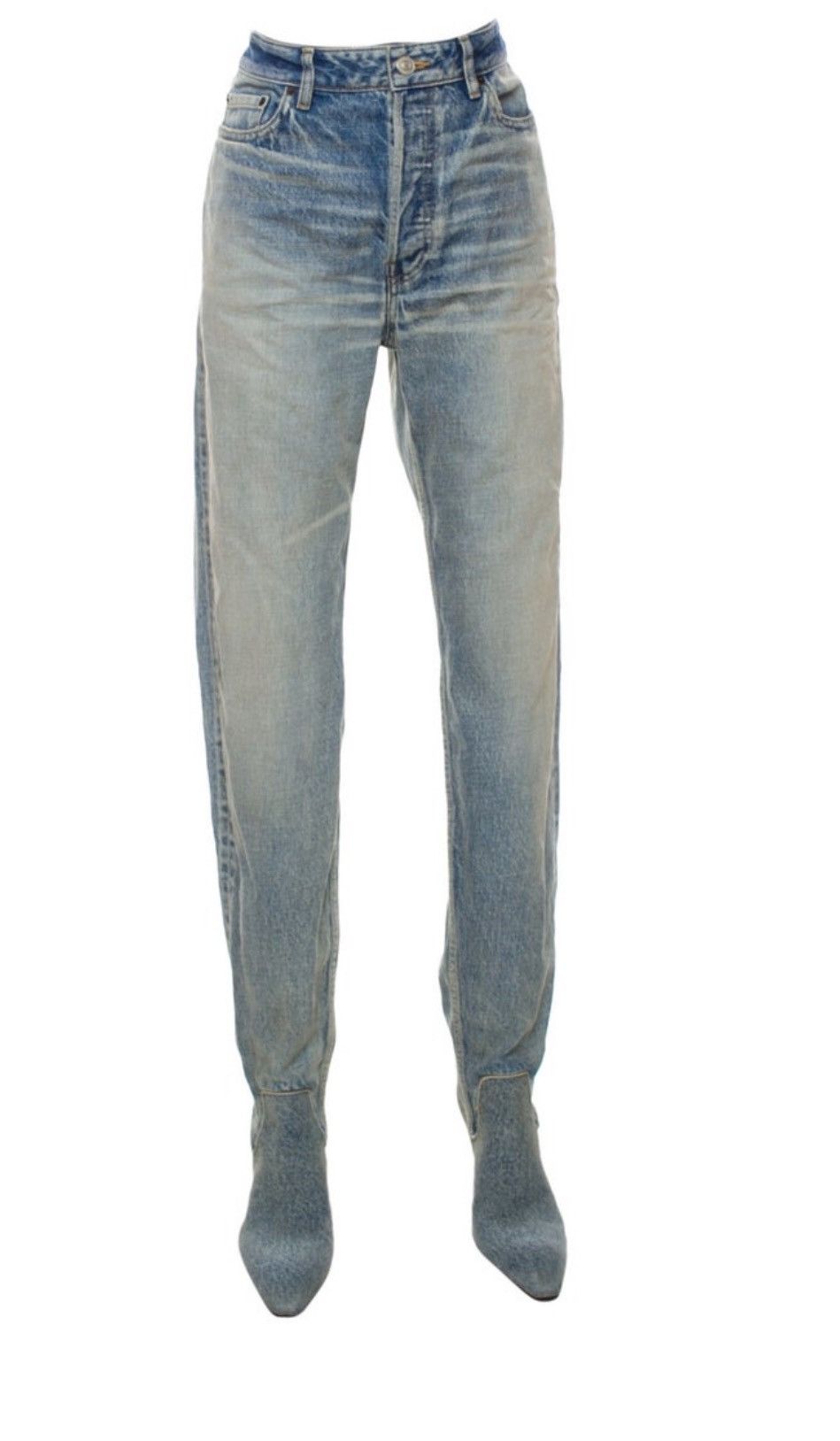 Balenciaga Balenciaga Denim Jeans Pantaboots Size US 8 / IT 38 - 1 Thumbnail