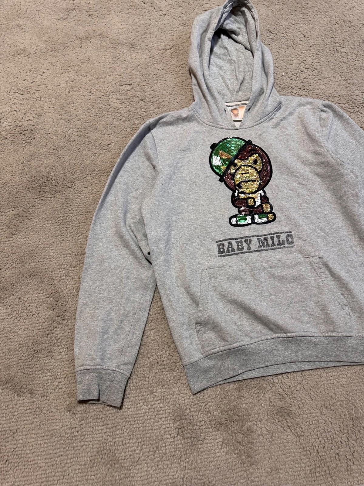 Other Vintage women Bathing Ape Gray Hoodie Bape Baby Milo Size M Size M / US 6-8 / IT 42-44 - 2 Thumbnail