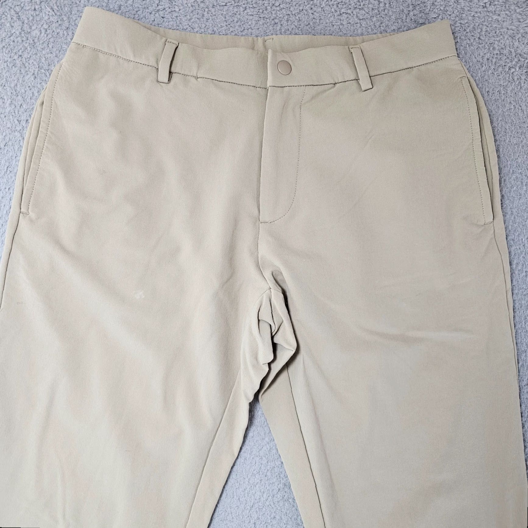 Vintage Bearbottom Pants Mens Medium 30 Khaki Tan Tour Performance Stretch Comfort Chino Slim Size US 31 - 2 Thumbnail