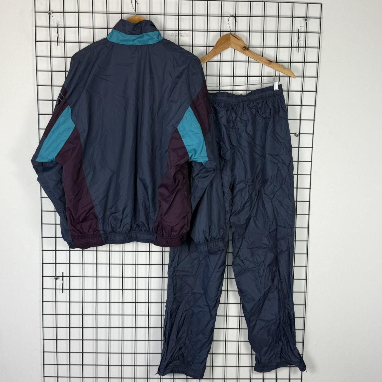 Nike Nike Tracksuit Set Vintage 90s Blue Turquise Vintage Size US L / EU 52-54 / 3 - 4 Thumbnail