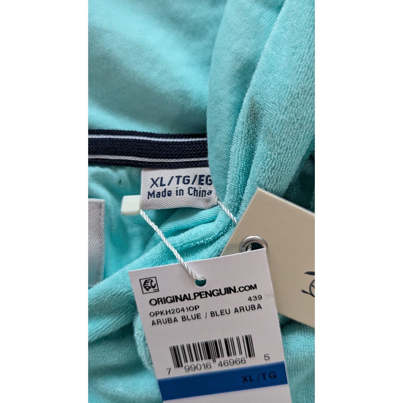 Original Penguin NWT Original Penguin Stamp Logo Terry Hoodie sz XL Size US XL / EU 56 / 4 - 4 Thumbnail