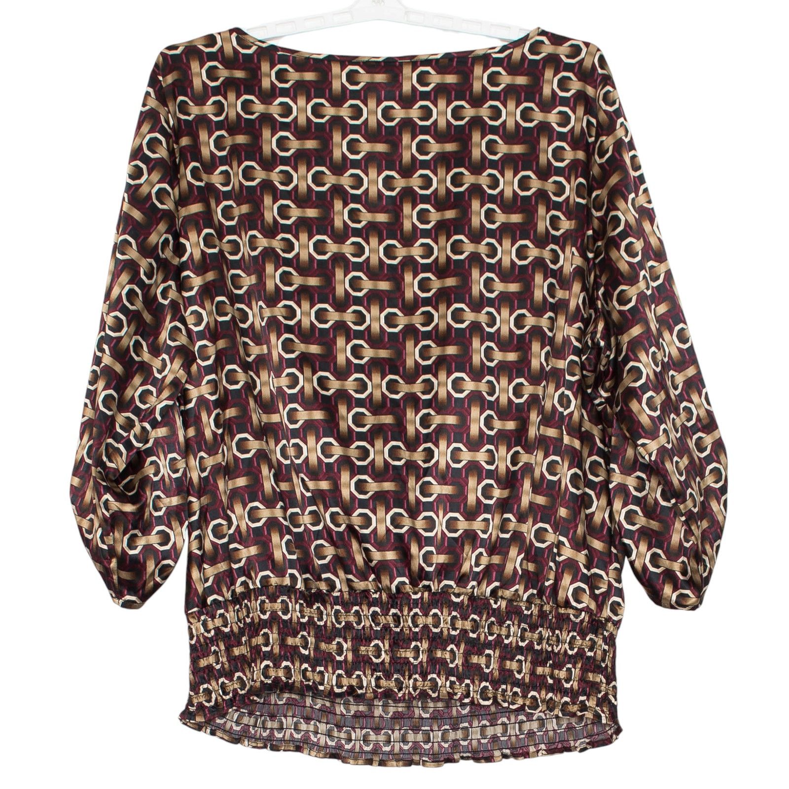 Worthington Worthington Y2K Chain Abstract Retro Top Plus Size 3X Career Size 3XL / US 20-22 - 3 Thumbnail
