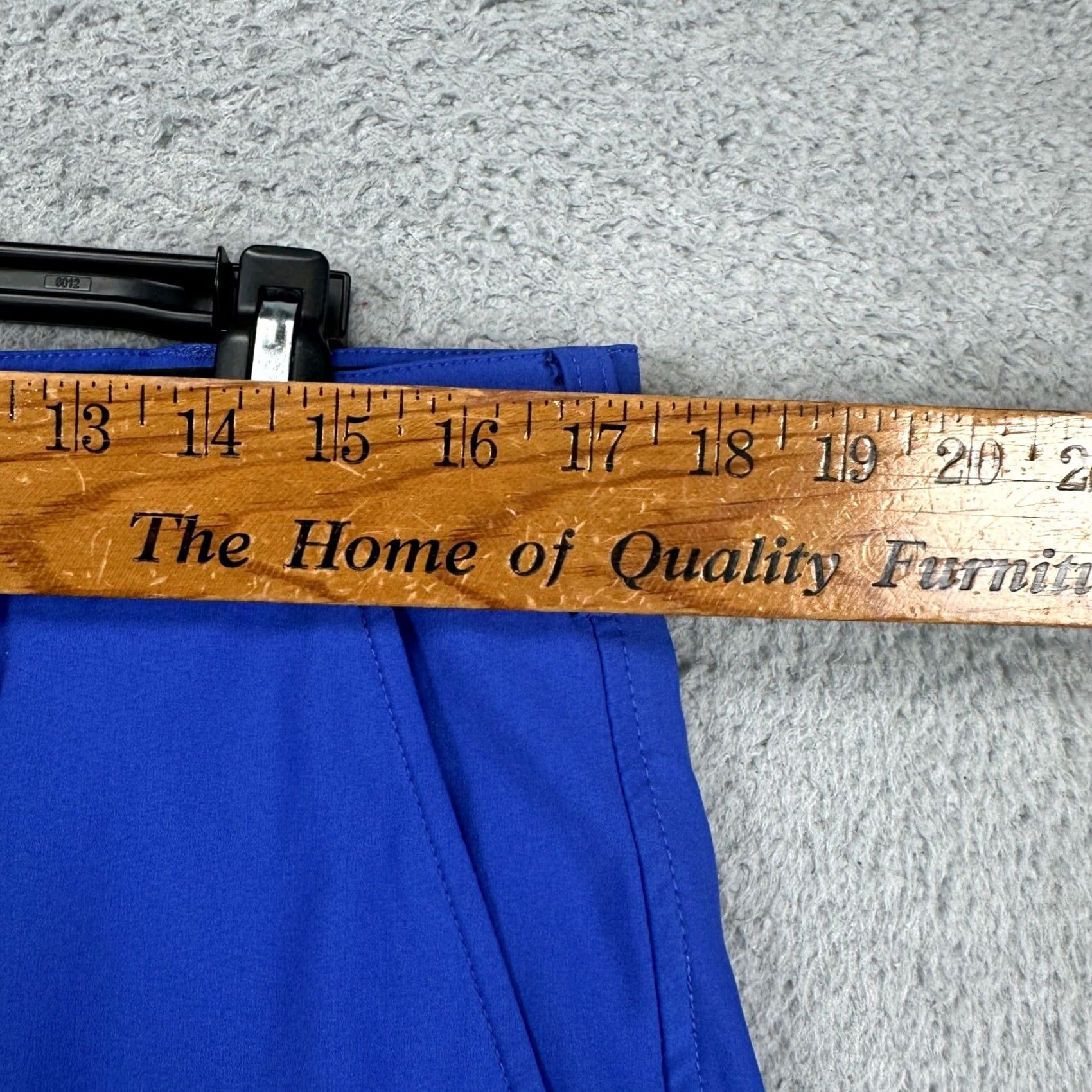 Vintage Carnoustie Mens Chino Shorts 33 Blue Flat Front Pockets Casual Golfing Outdoor Size US 33 - 6 Thumbnail