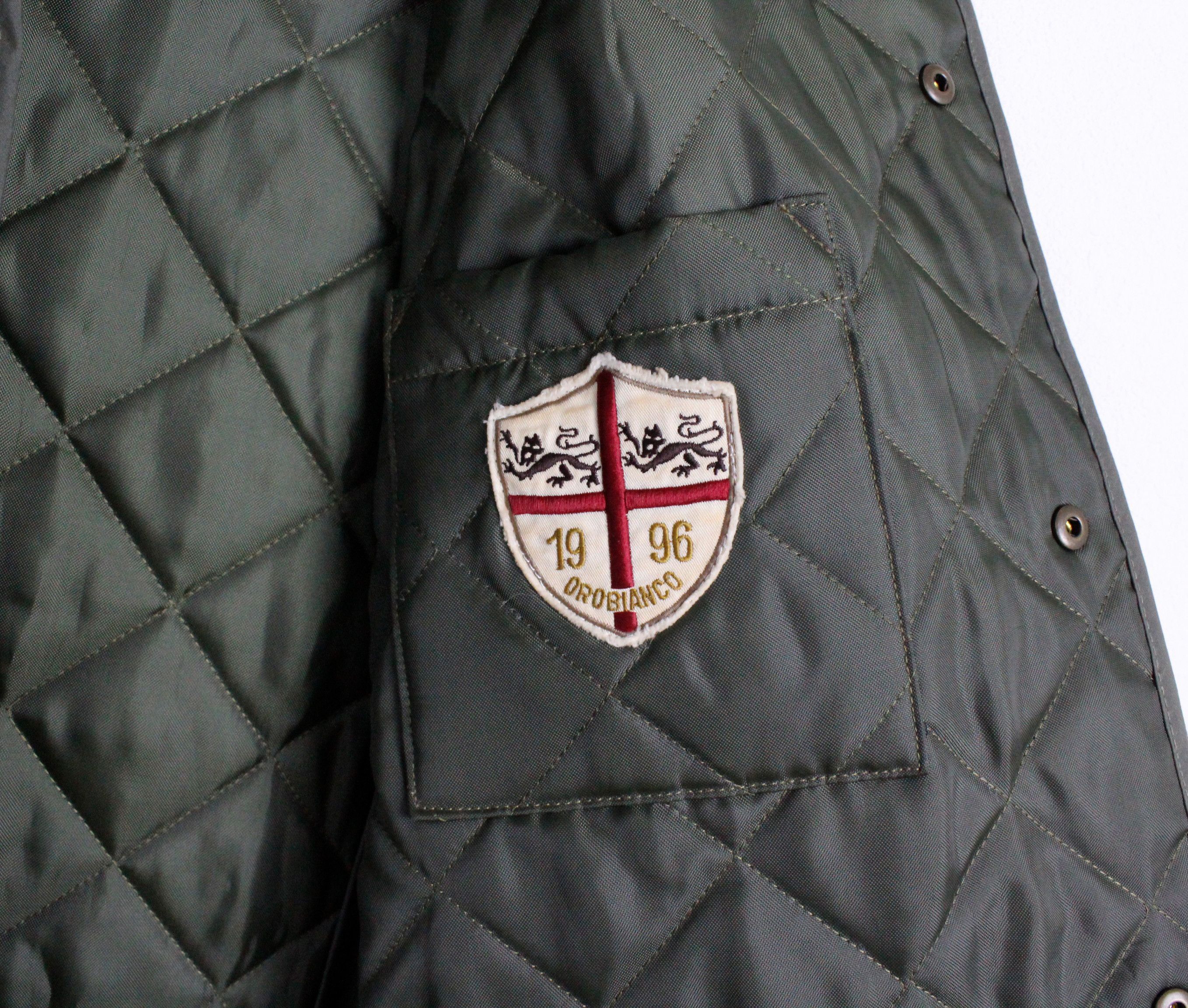 Japanese Brand × Orobianco Orobianco Army Green Olive Quilted Coat Jacket Size US S / EU 44-46 / 1 - 10 Thumbnail