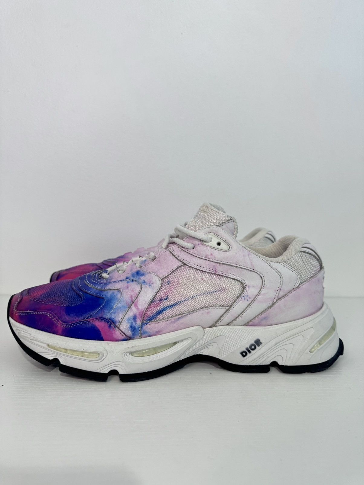 Dior Dior CD1 Tie Dye Pink Blue Sneakers Sz 44 Size US 11 / EU 44 - 3 Thumbnail