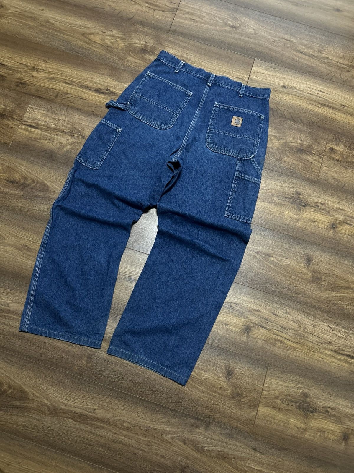 Carhartt Vintage 90s/00sCarhartt y2k baggy carpenter jeans Size US 32 / EU 48 - 1 Thumbnail