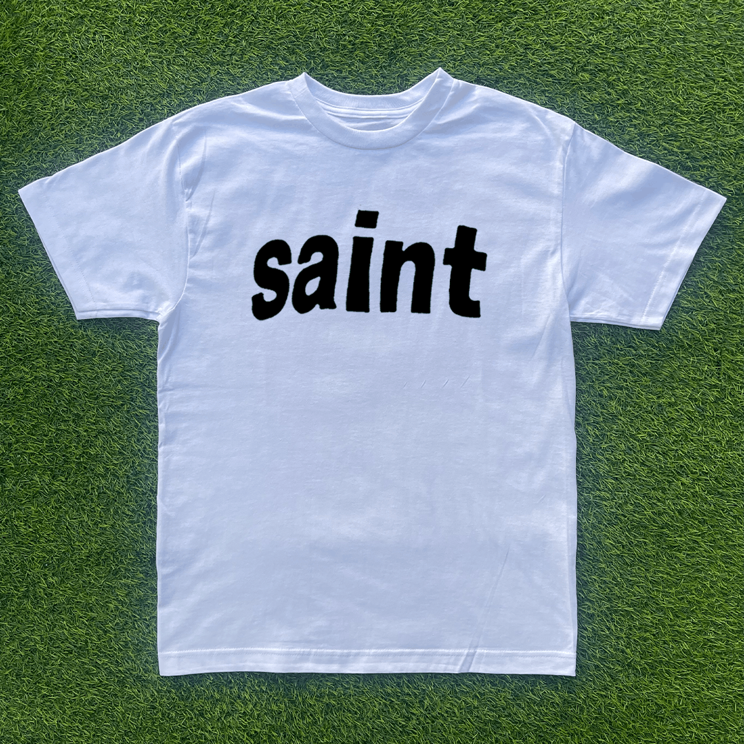 Vintage SAINT TSHIRT Size US S / EU 44-46 / 1 - 1 Preview