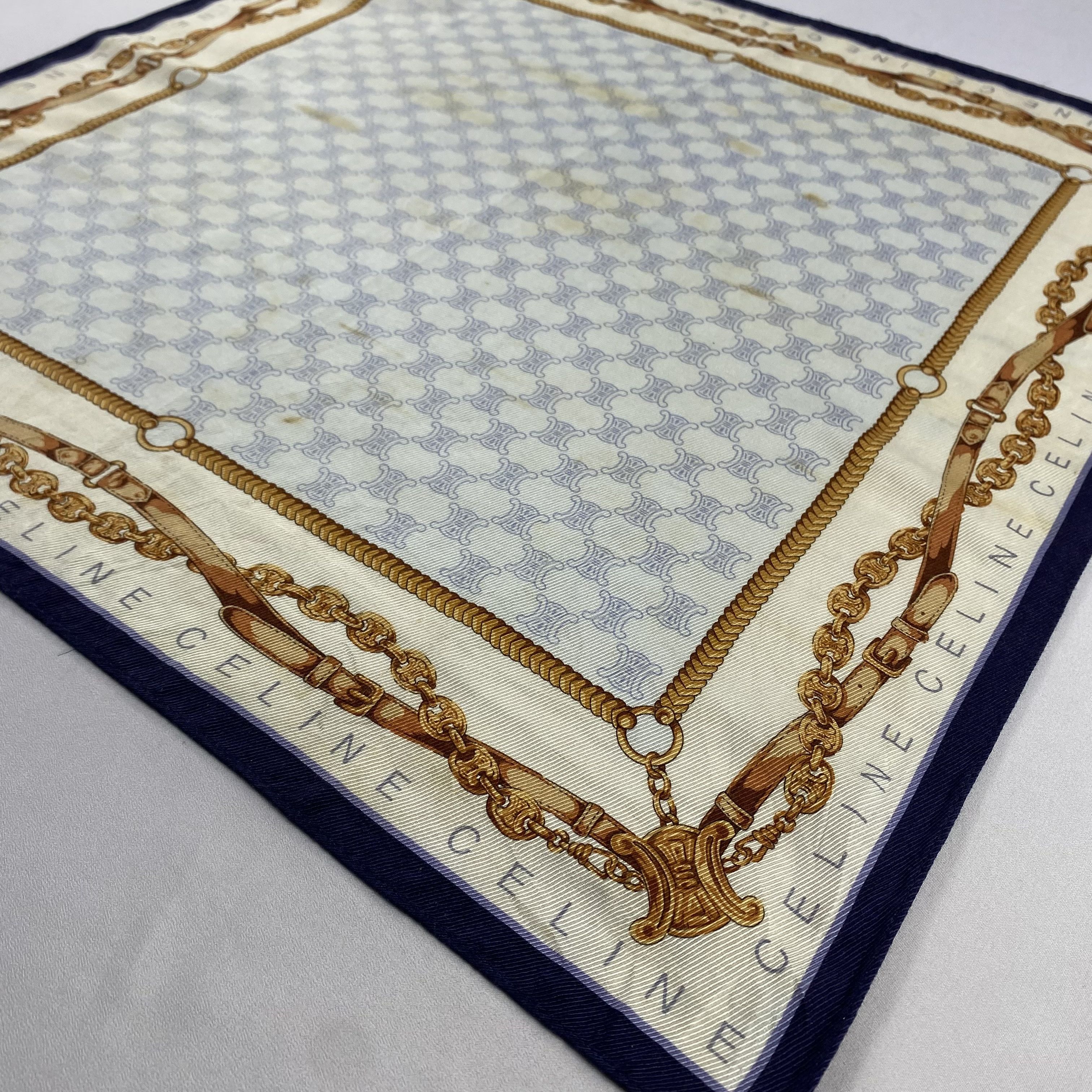 Celine × Vintage Celine Bandana/ Handkerchief / Neckerchief-P1822 Size ONE SIZE - 2 Thumbnail