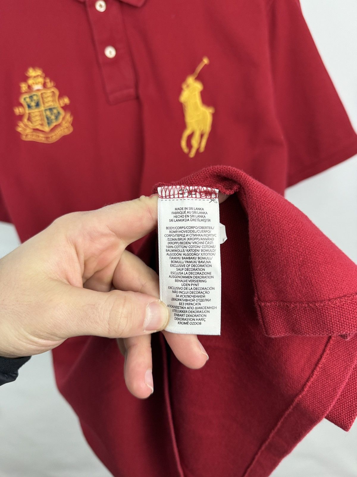 Polo Ralph Lauren 🇬🇧🏉 Polo Ralph Lauren Rugby Custom Slim Fit Polo Chief Keef Size US XXL / EU 58 / 5 - 6 Thumbnail