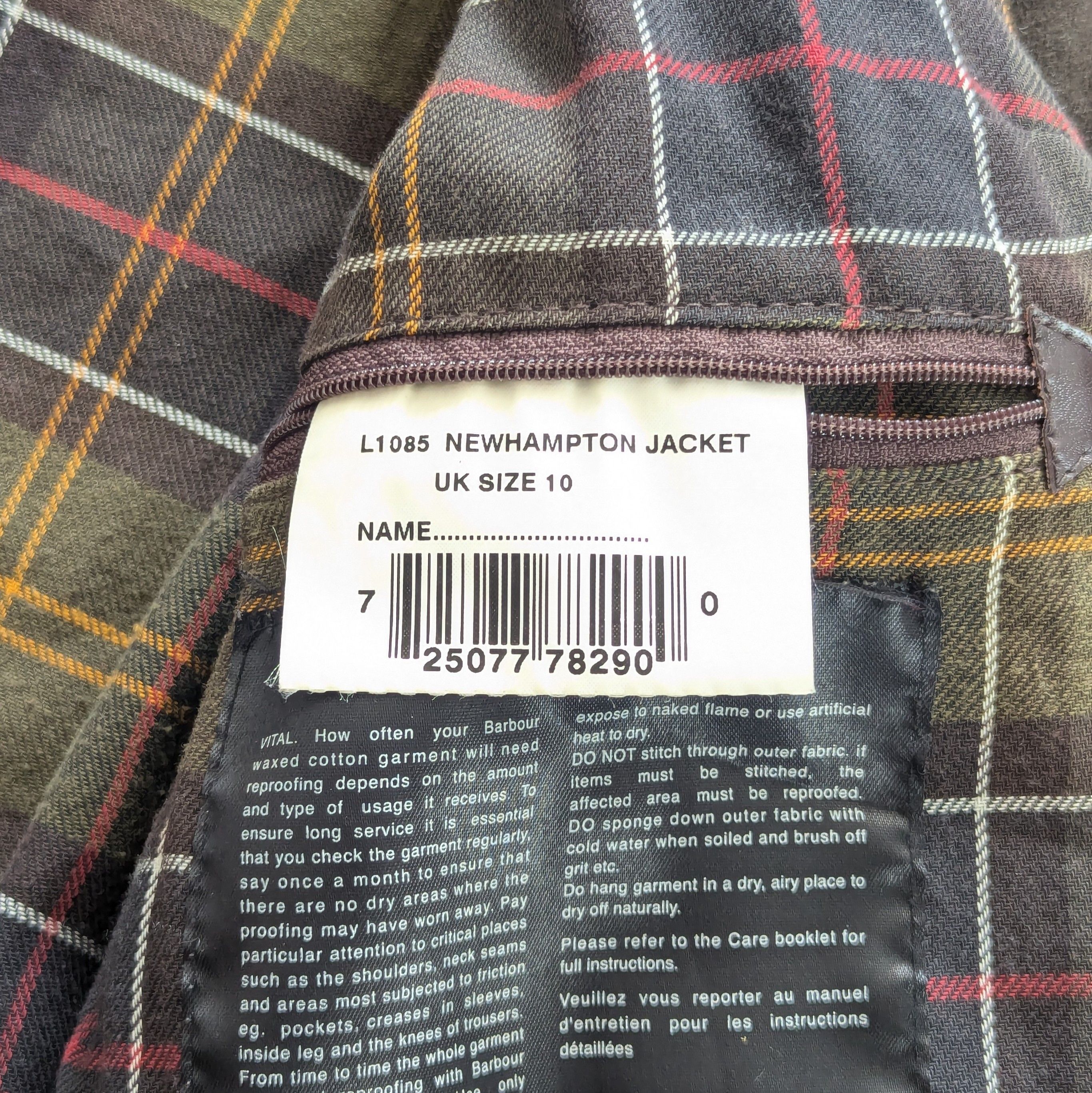 Barbour Barbour L1085 Newhampton Wax Women's Jacket Made In England Size M / US 6-8 / IT 42-44 - 14 Thumbnail