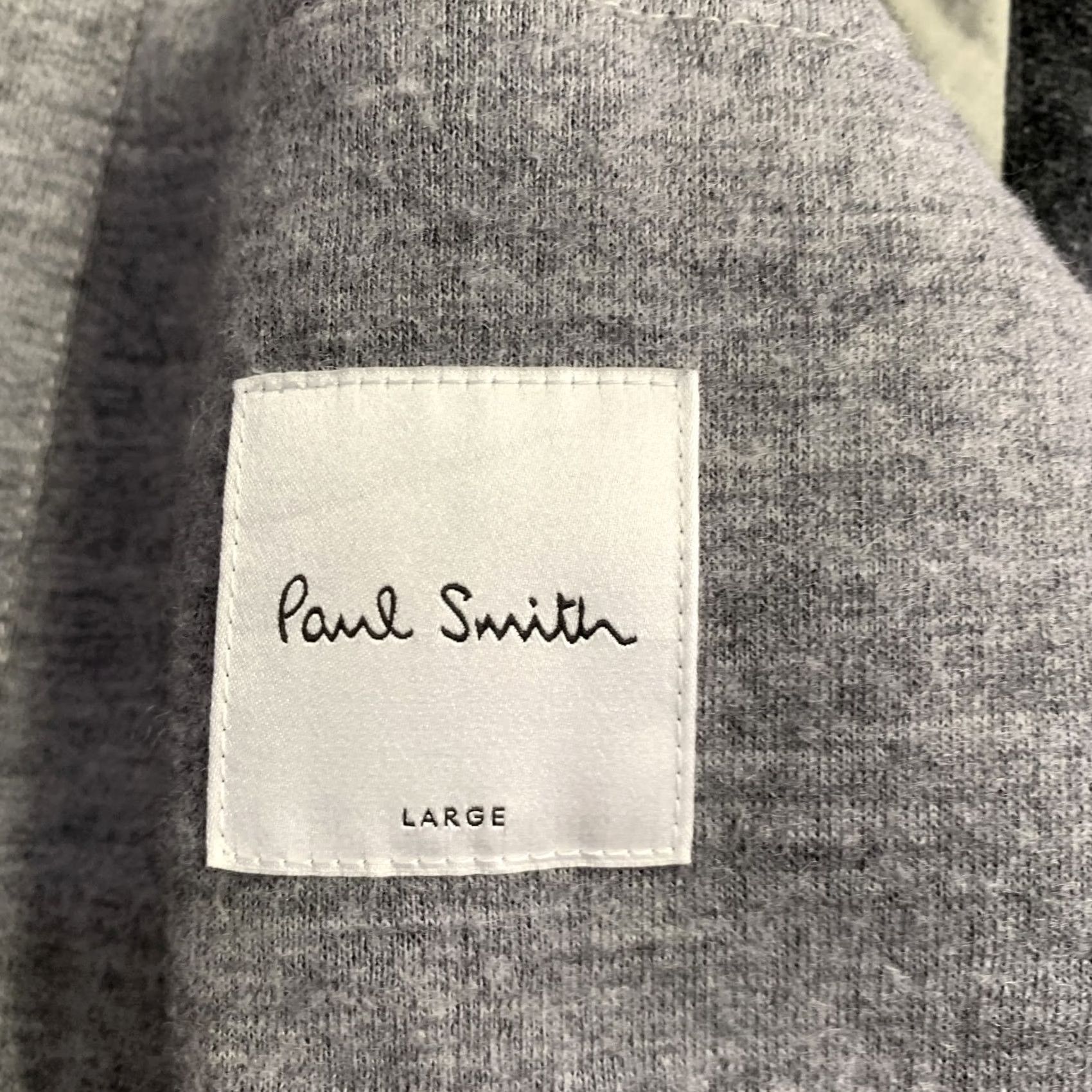 Paul Smith PAUL SMITH Size L Grey Heather Wool Blend Single Breasted Notch Lapel Jacket Mens Size US L / EU 52-54 / 3 - 6 Thumbnail
