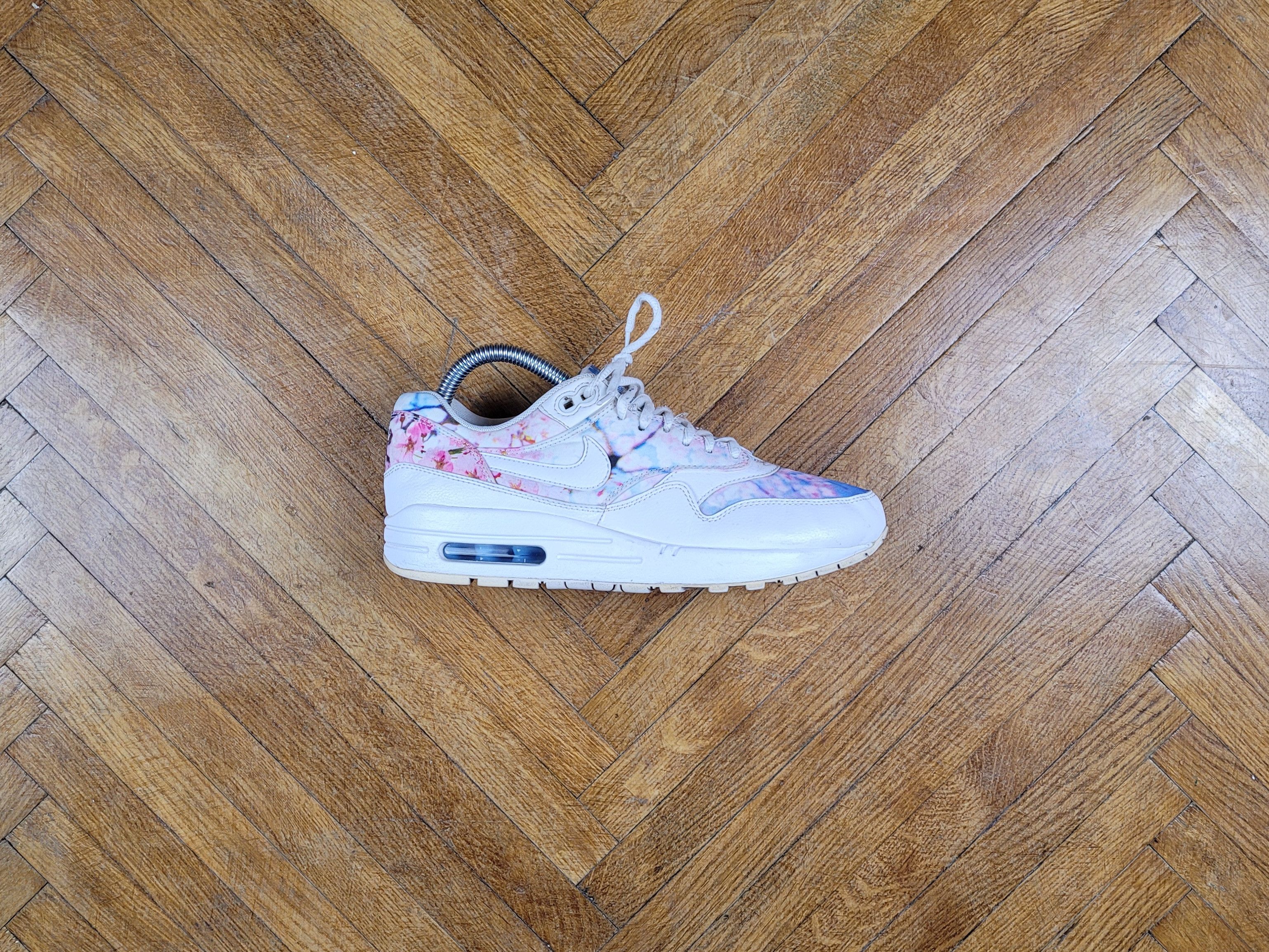 Nike 2015 Nike Air Max 1 Print Cherry Blossom Vintage flowers Size US 7.5 / IT 37.5 - 2 Thumbnail