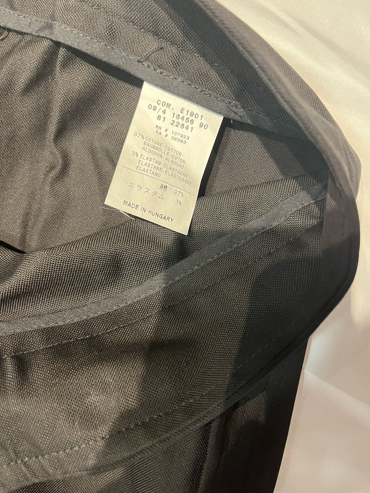 Moncler × Vintage Moncler Ladies’ Black Cotton Wide-legged Trouser Pants Y2K Size 30" / US 8 / IT 44 - 8 Thumbnail