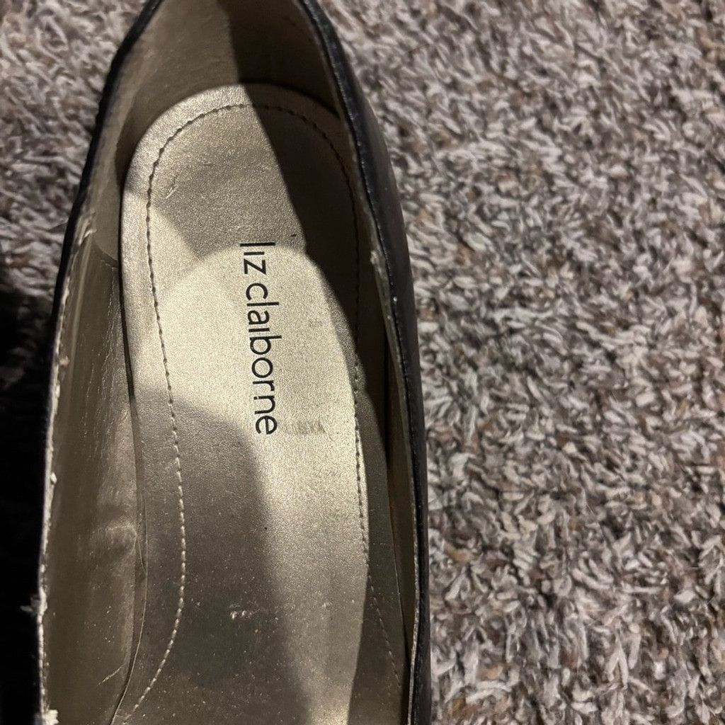 Liz Claiborne Liz Claiborne Black Heels Timeless Design Size US 8 / IT 38 - 3 Thumbnail