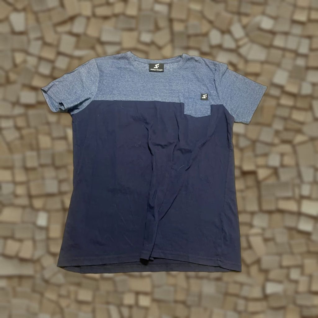 Vintage Senor Frog's Shirt Men Pocket Tee Short Sleeve Blue M Medium-Large Size US M / EU 48-50 / 2 - 1 Thumbnail